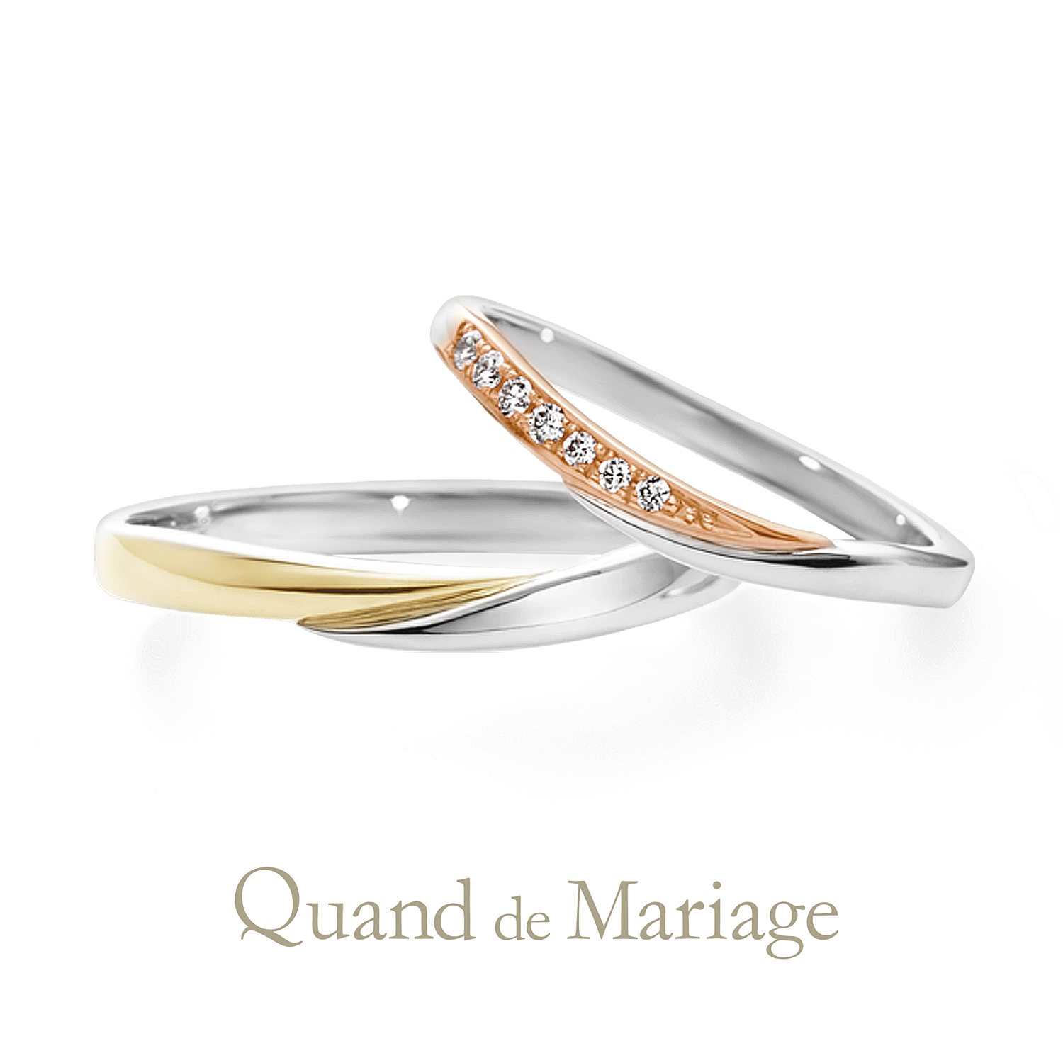 QuanddeMariageのクワンドゥマリアージュの結婚指輪でMarriageringでマリッジリングのAngeのアンジュ