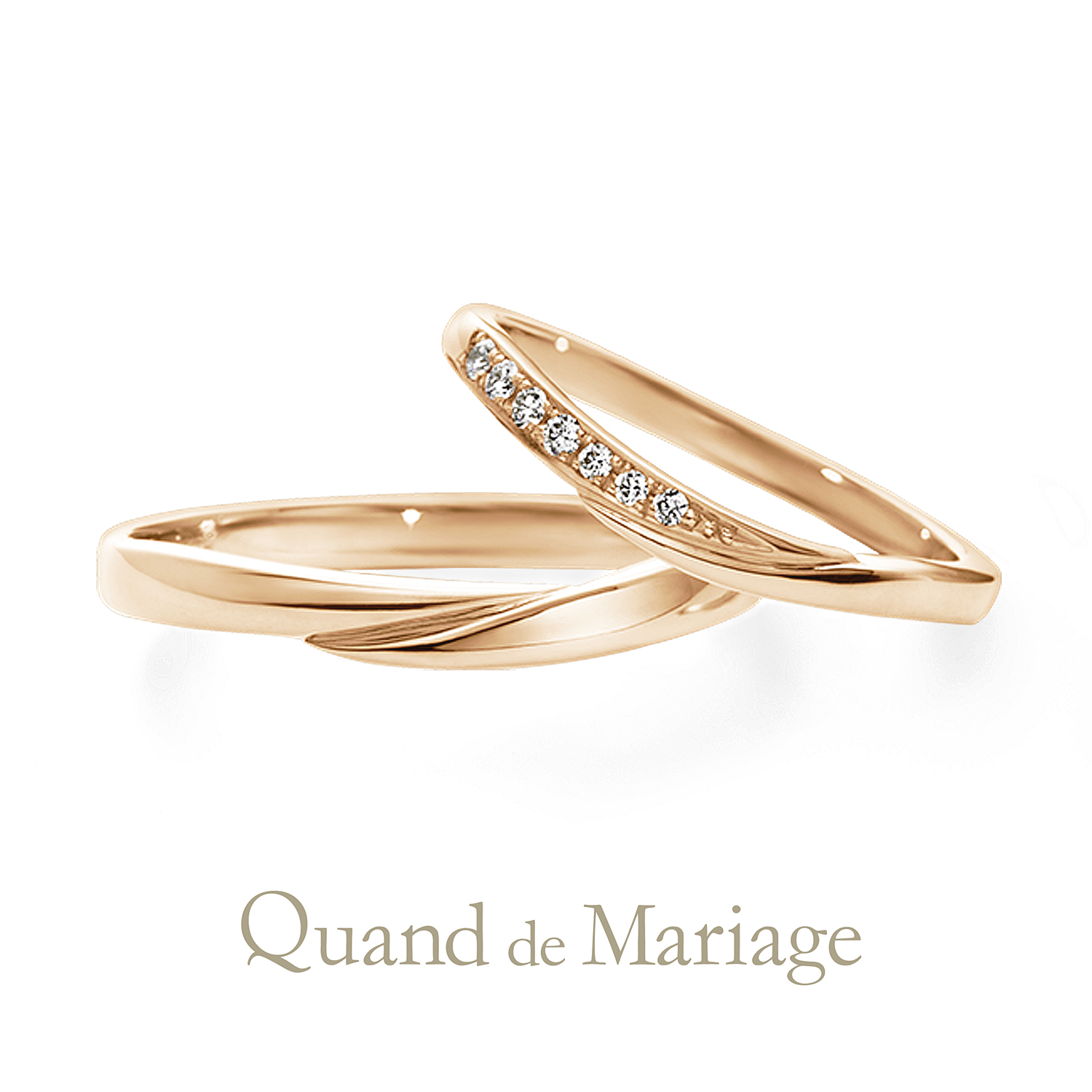 QuanddeMariageのクワンドゥマリアージュの結婚指輪でMarriageringでマリッジリングのAngeのアンジュ