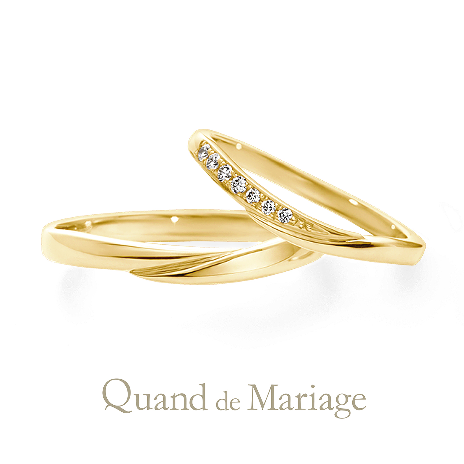 QuanddeMariageのクワンドゥマリアージュの結婚指輪でMarriageringでマリッジリングのAngeのアンジュ