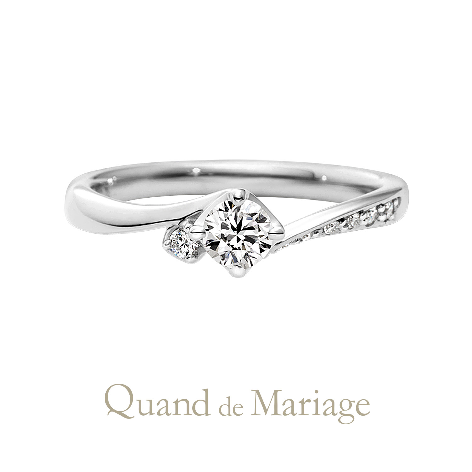 QuanddeMariageのクワンドゥマリアージュの婚約指輪でEngagementringでエンゲージリングのDouxbriseのドゥブリーズ