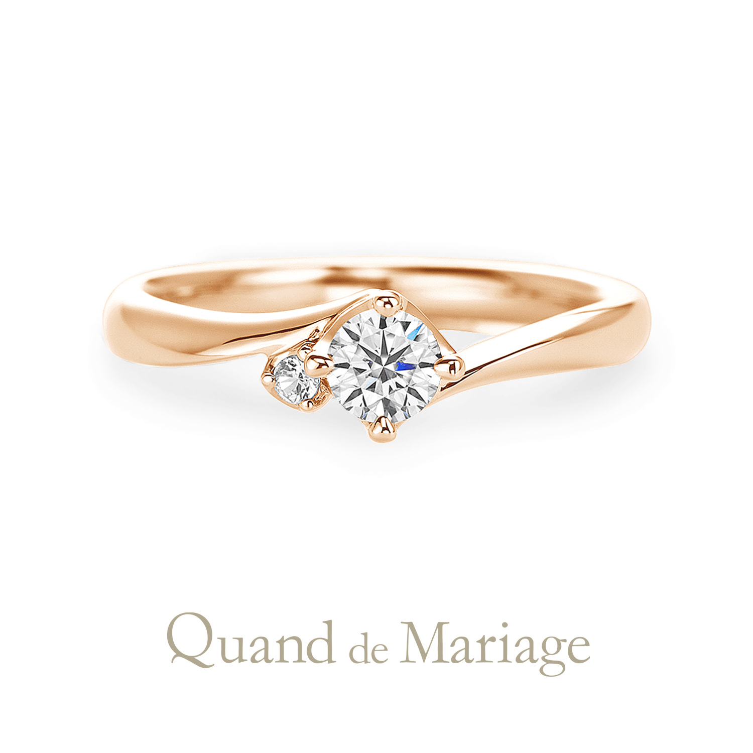 QuanddeMariageのクワンドゥマリアージュの婚約指輪でEngagementringでエンゲージリングのDouxbriseのドゥブリーズ