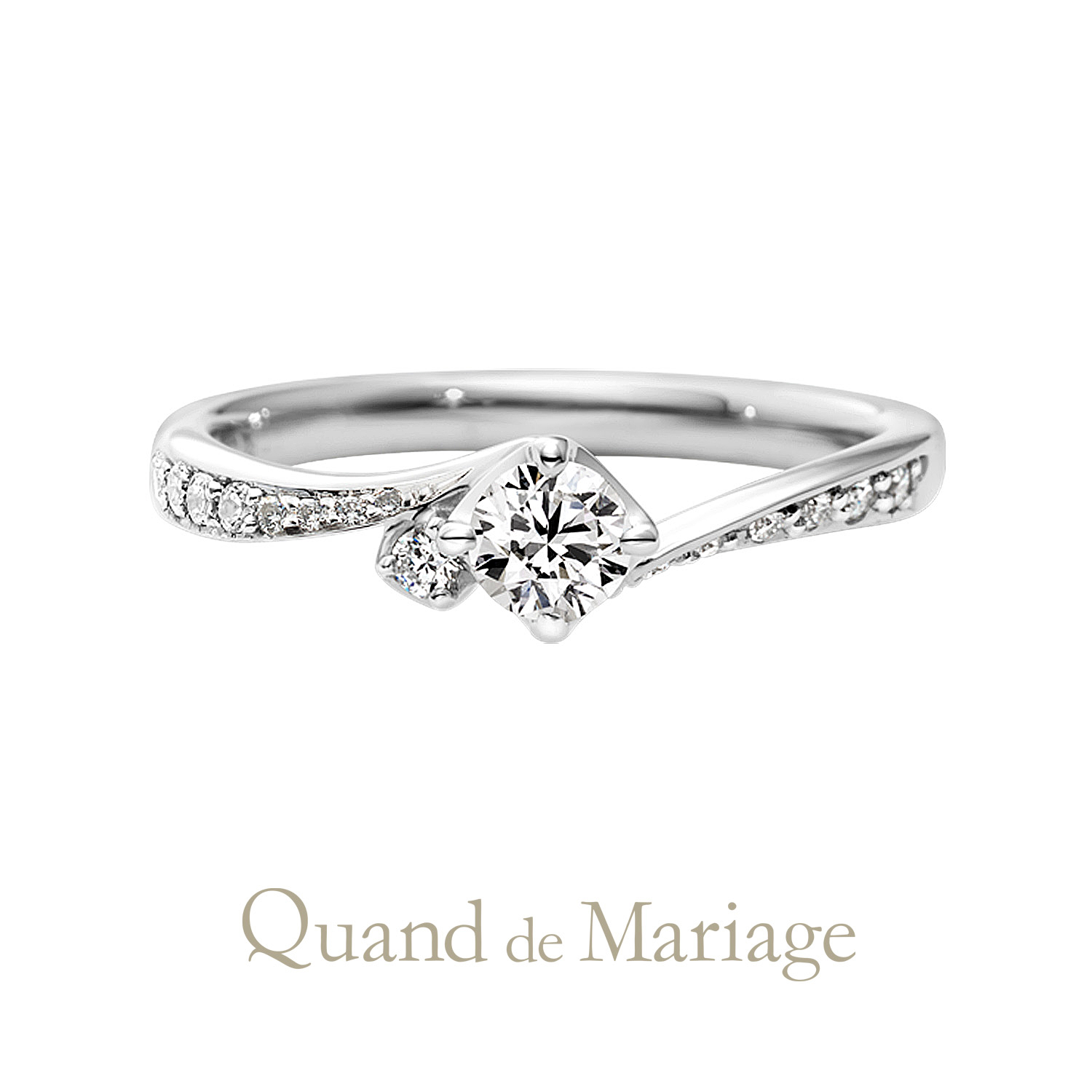 QuanddeMariageのクワンドゥマリアージュの婚約指輪でEngagementringでエンゲージリングのDouxbriseのドゥブリーズ