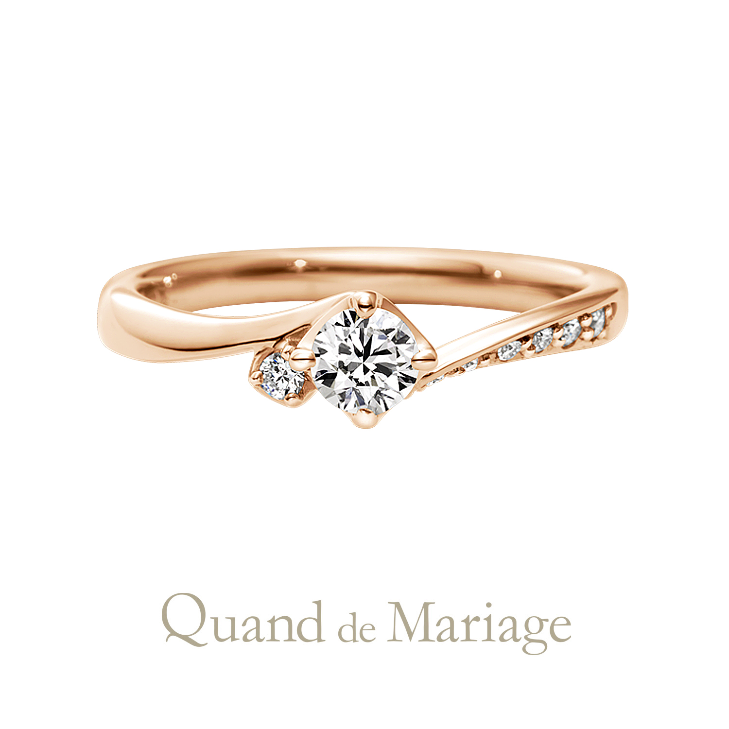 QuanddeMariageのクワンドゥマリアージュの婚約指輪でEngagementringでエンゲージリングのDouxbriseのドゥブリーズ