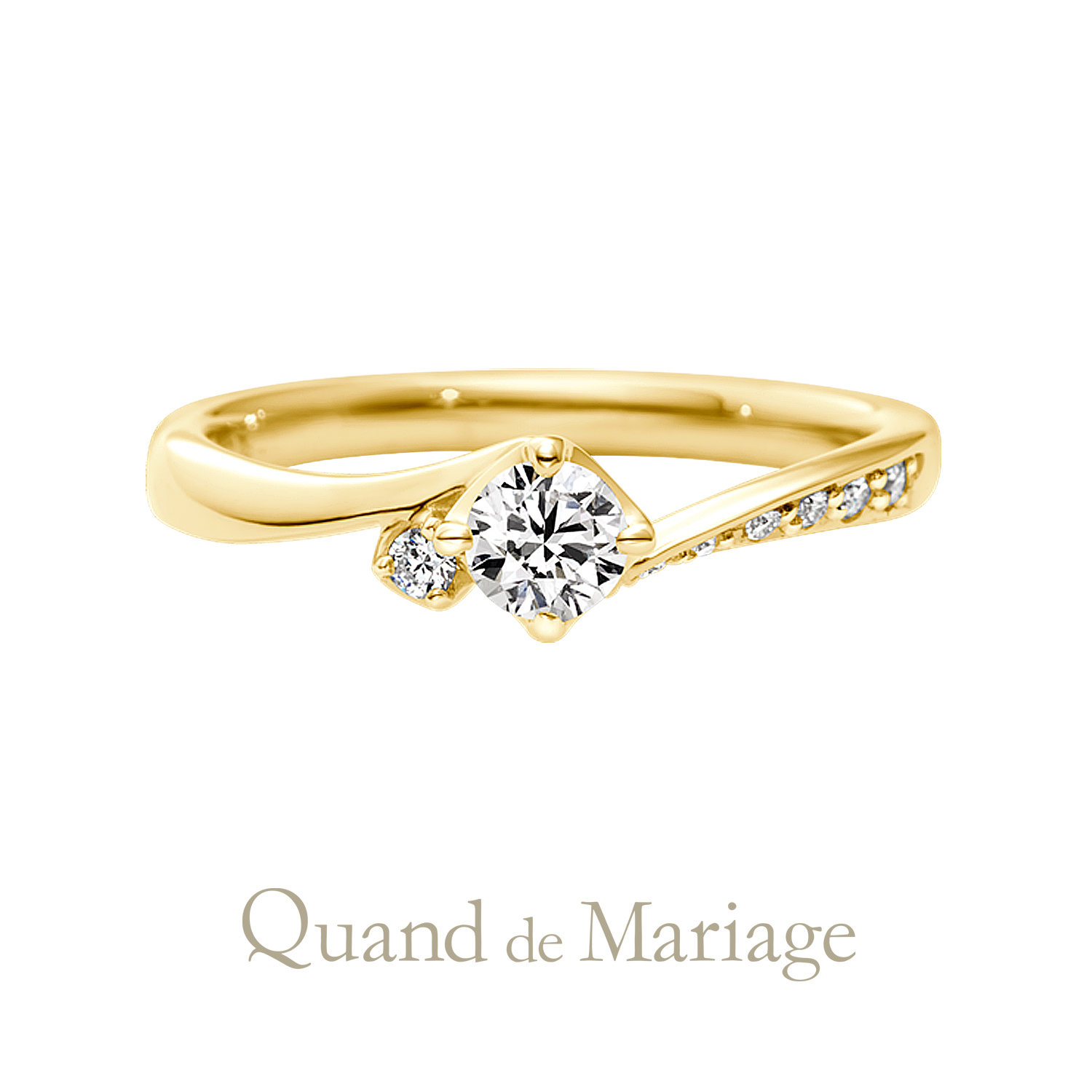 QuanddeMariageのクワンドゥマリアージュの婚約指輪でEngagementringでエンゲージリングのDouxbriseのドゥブリーズ