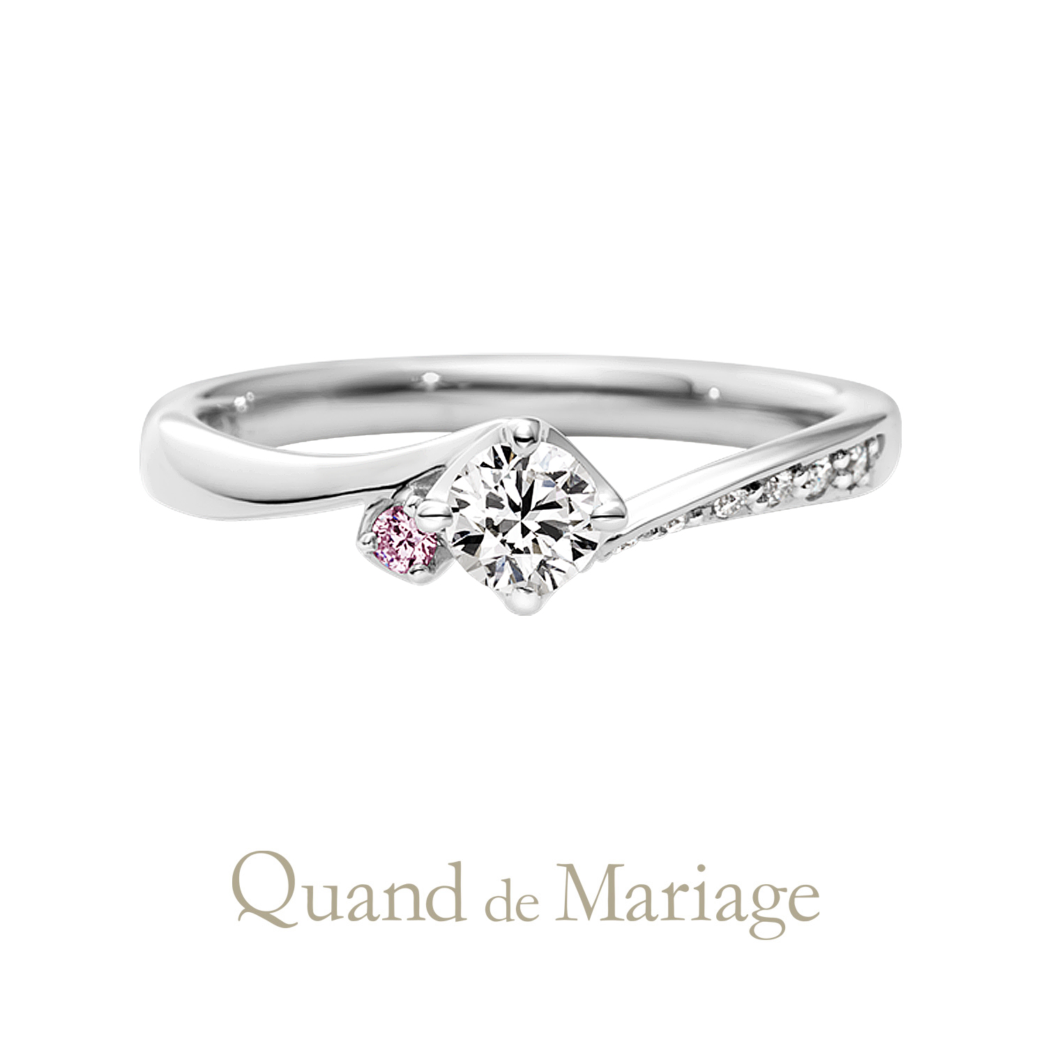 QuanddeMariageのクワンドゥマリアージュの婚約指輪でEngagementringでエンゲージリングのDouxbriseのドゥブリーズ