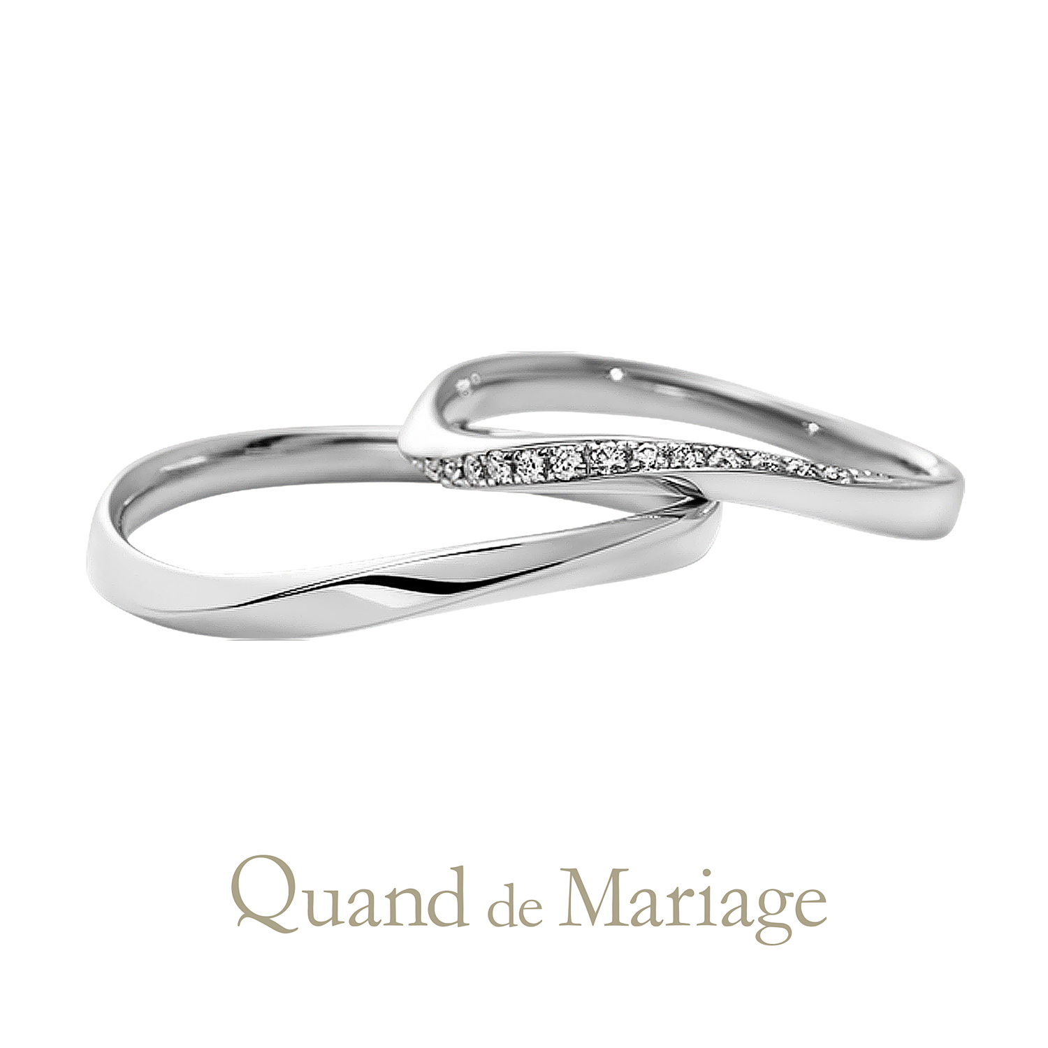 QuanddeMariageのクワンドゥマリアージュの結婚指輪でMarriageringでマリッジリングのFoulardのフラール