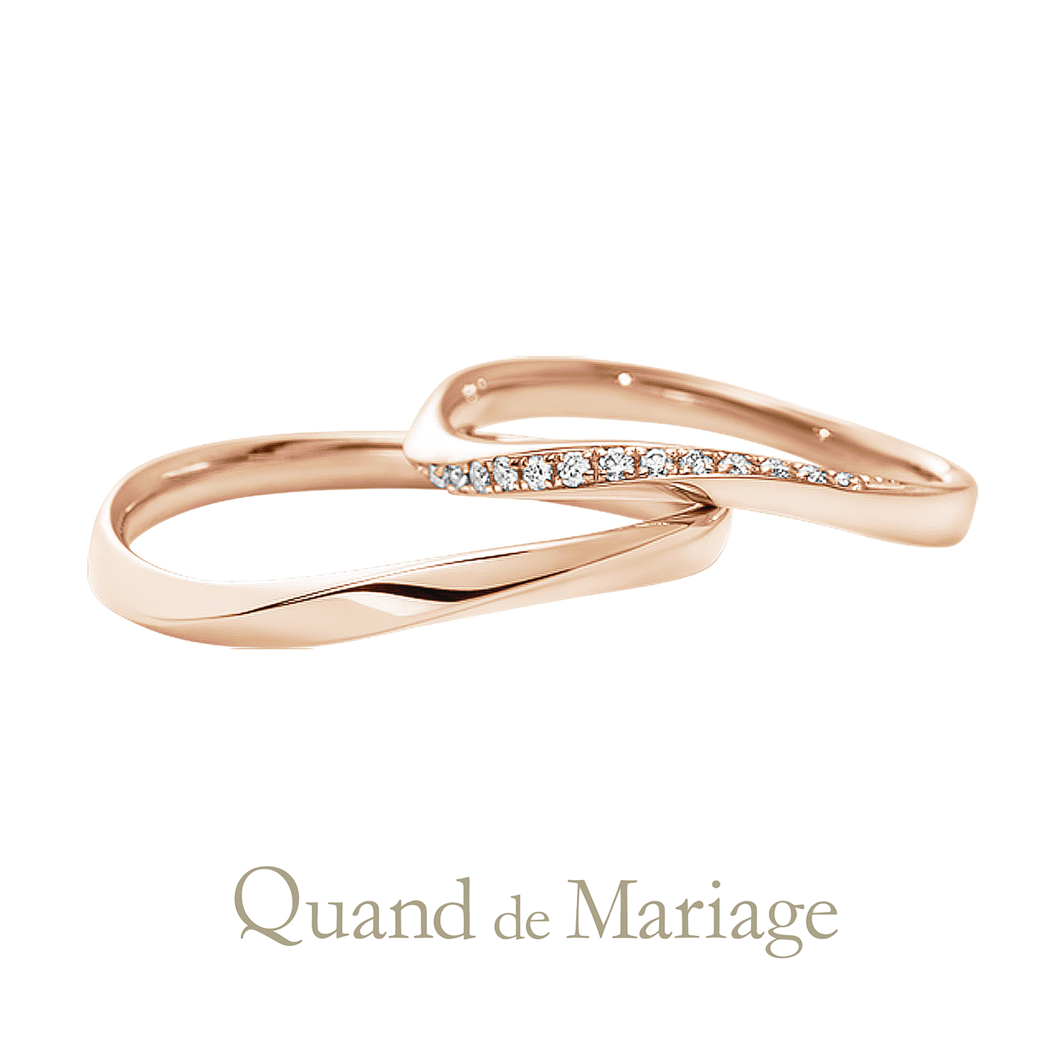 QuanddeMariageのクワンドゥマリアージュの結婚指輪でMarriageringでマリッジリングのFoulardのフラール