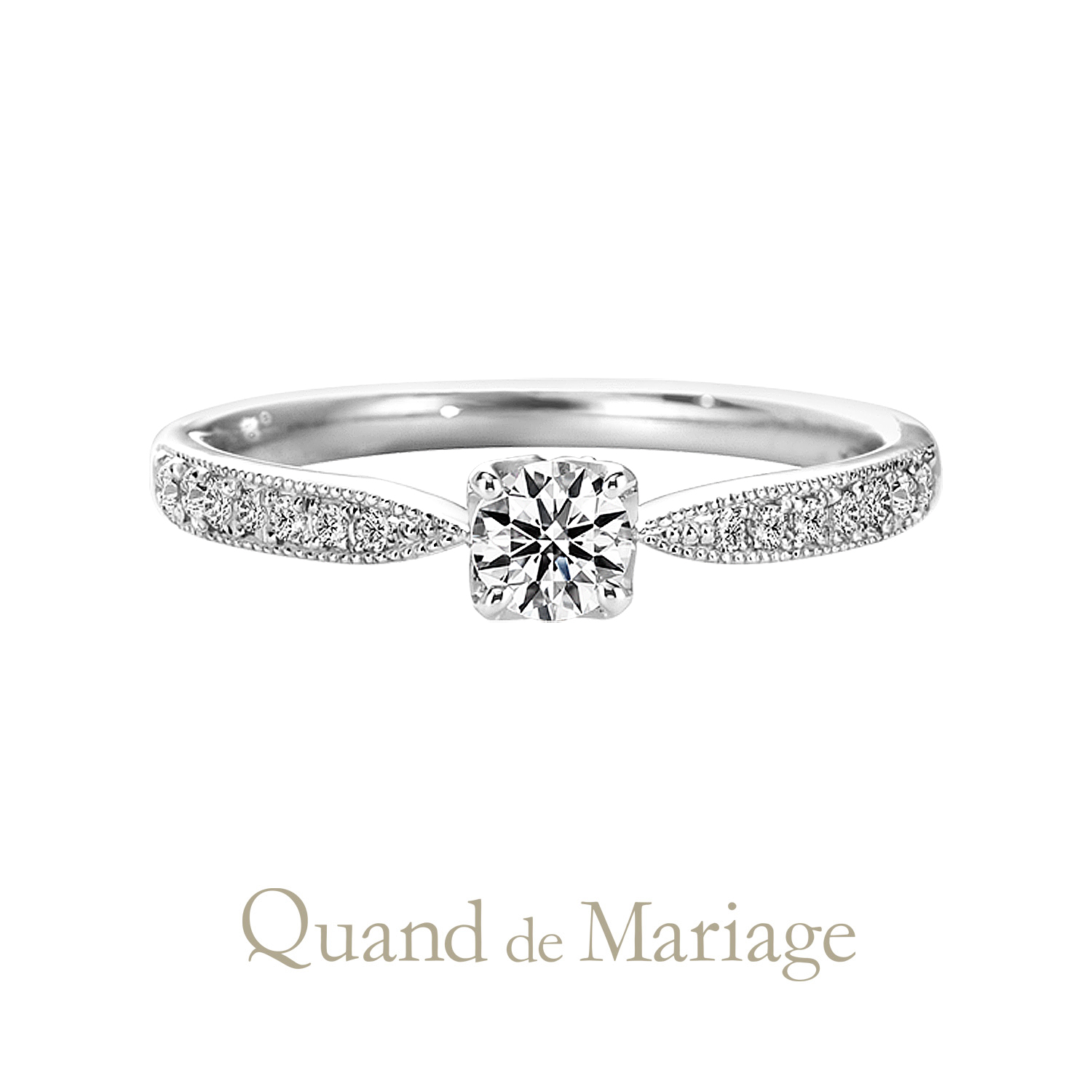QuanddeMariageのクワンドゥマリアージュの婚約指輪でEngagementringでエンゲージリングのLatacheのラタシェ