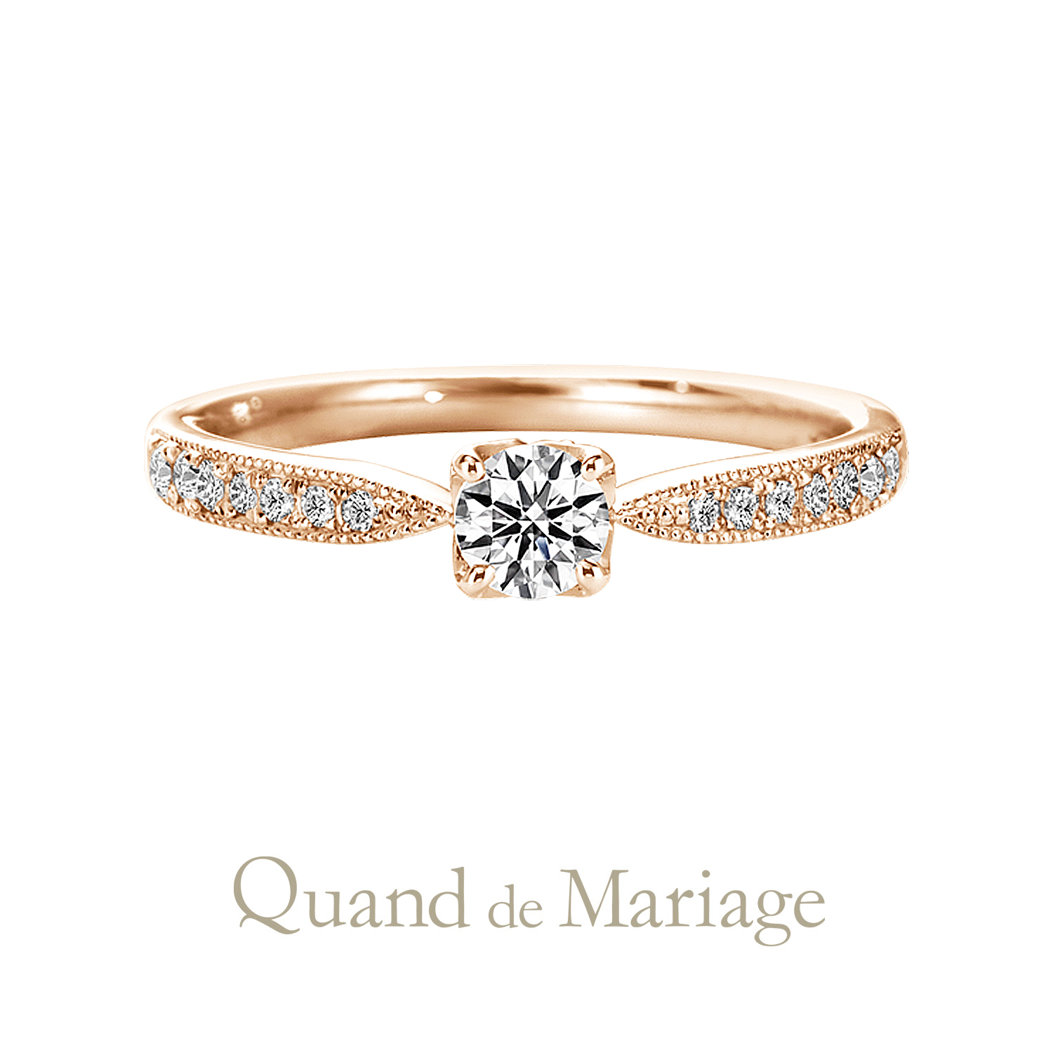 QuanddeMariageのクワンドゥマリアージュの婚約指輪でEngagementringでエンゲージリングのLatacheのラタシェ