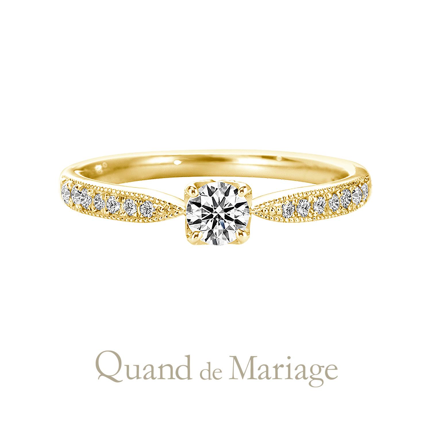 QuanddeMariageのクワンドゥマリアージュの婚約指輪でEngagementringでエンゲージリングのLatacheのラタシェ
