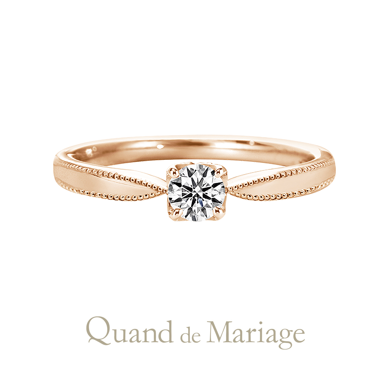 QuanddeMariageのクワンドゥマリアージュの婚約指輪でEngagementringでエンゲージリングのLatacheのラタシェ