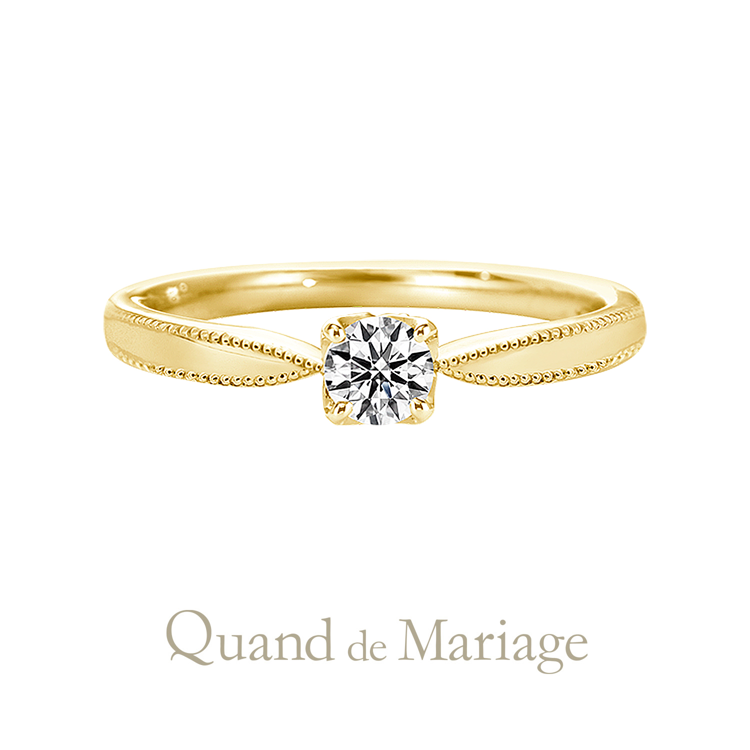 QuanddeMariageのクワンドゥマリアージュの婚約指輪でEngagementringでエンゲージリングのLatacheのラタシェ