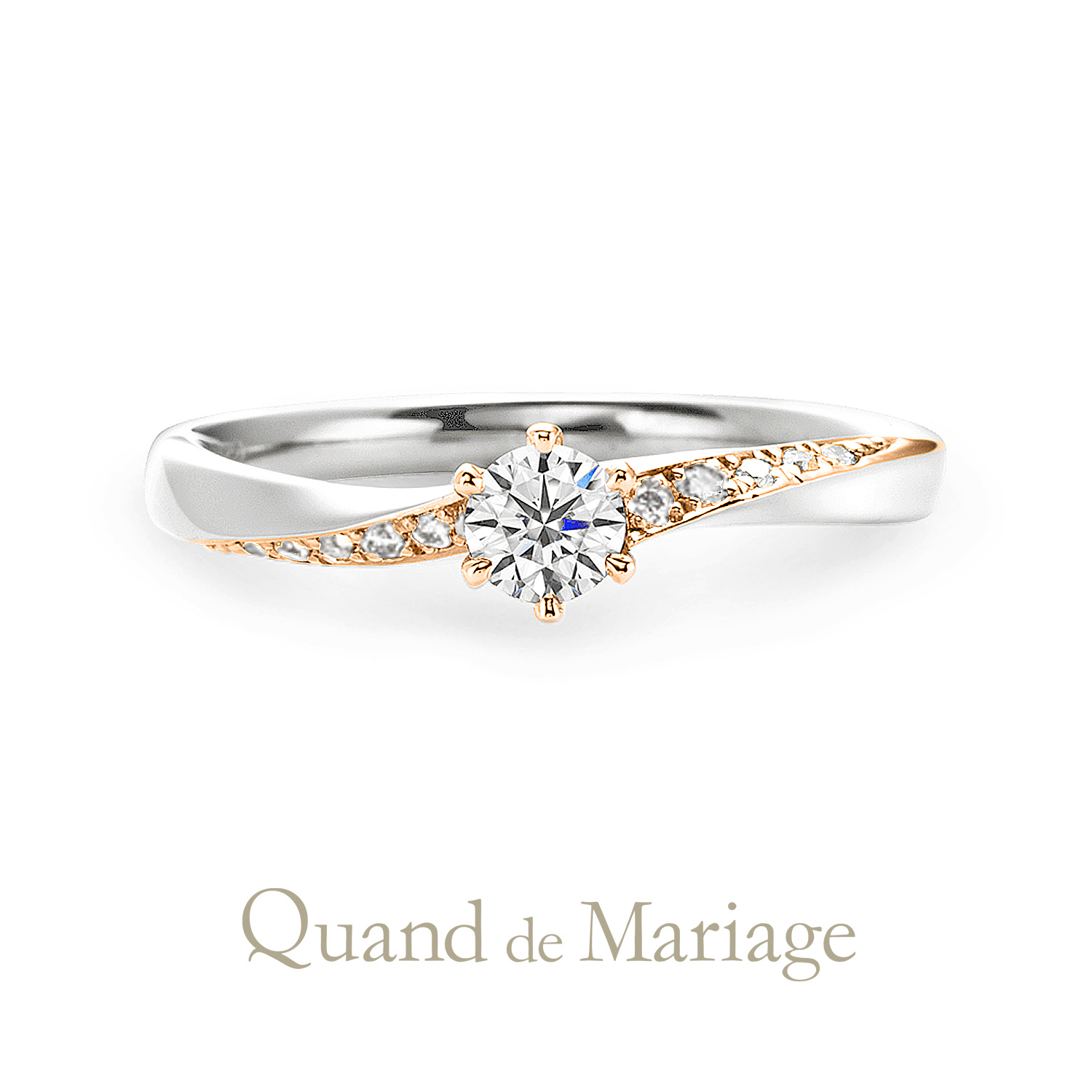 QuanddeMariageのクワンドゥマリアージュの婚約指輪でEngagementringでエンゲージリングのToujoursensembleのトゥジュールアンサンブル