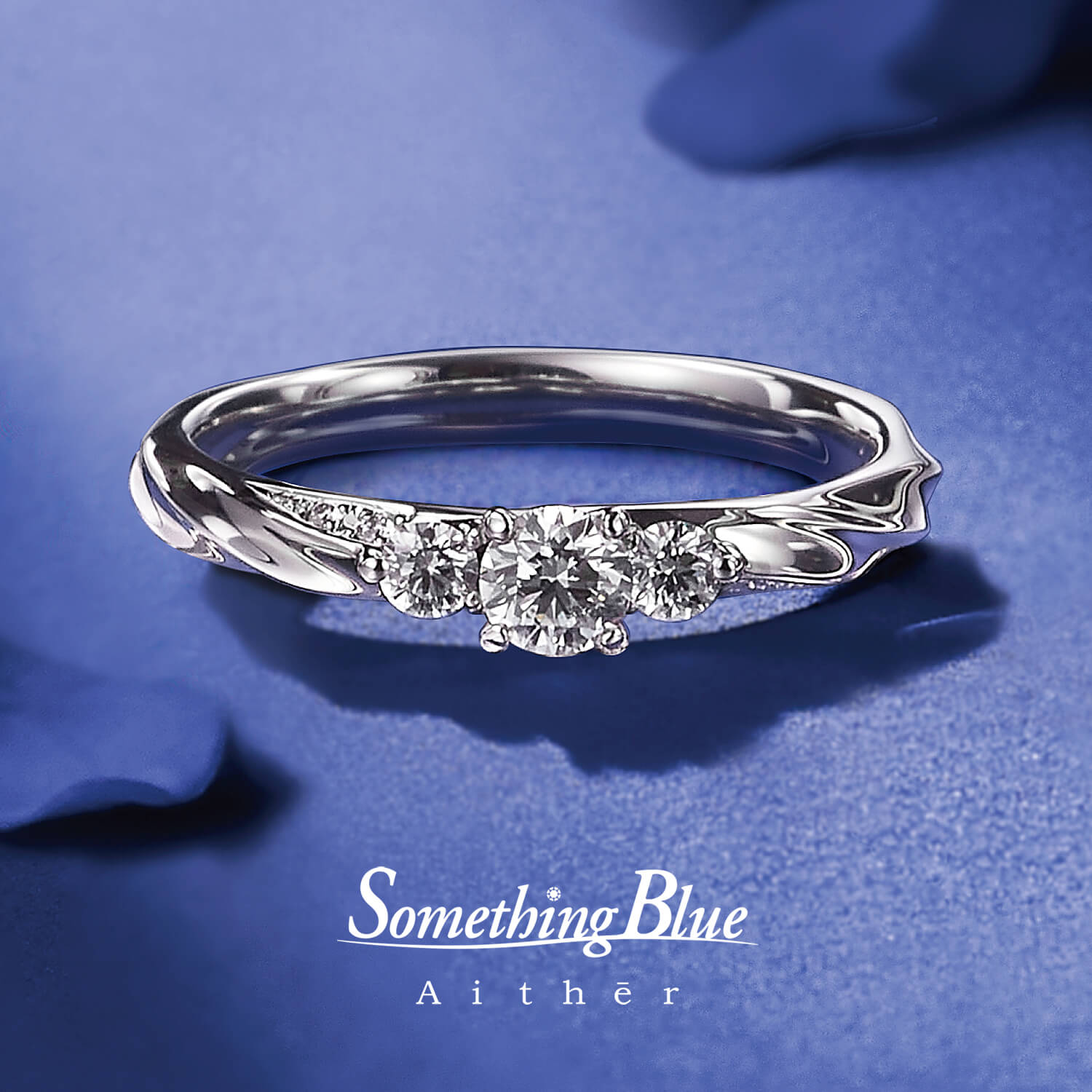 SomethingBlueAithērサムシングブルーアイテールの婚約指輪Featherフェザー