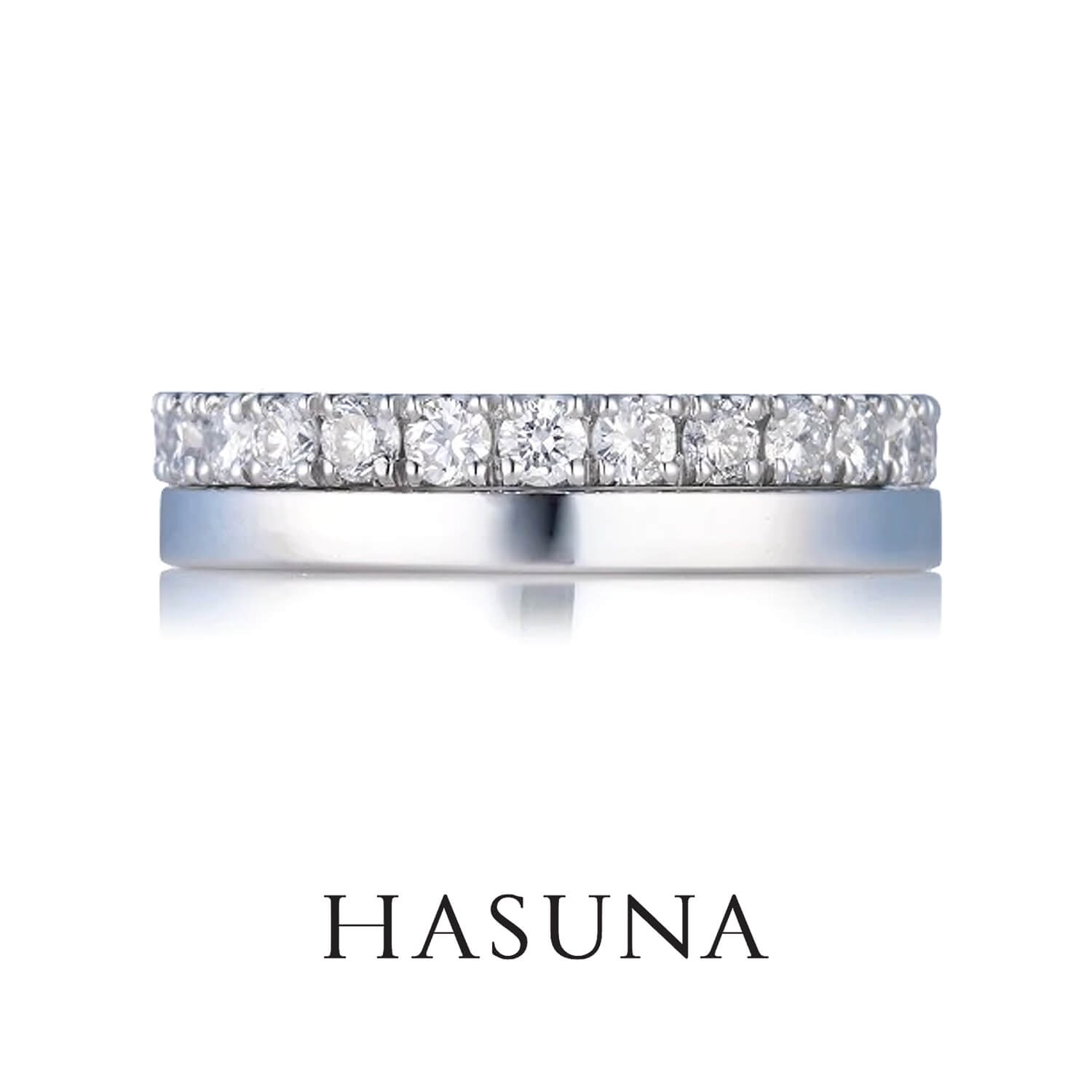HASUNAハスナの婚約指輪と結婚指輪ER12とMR02