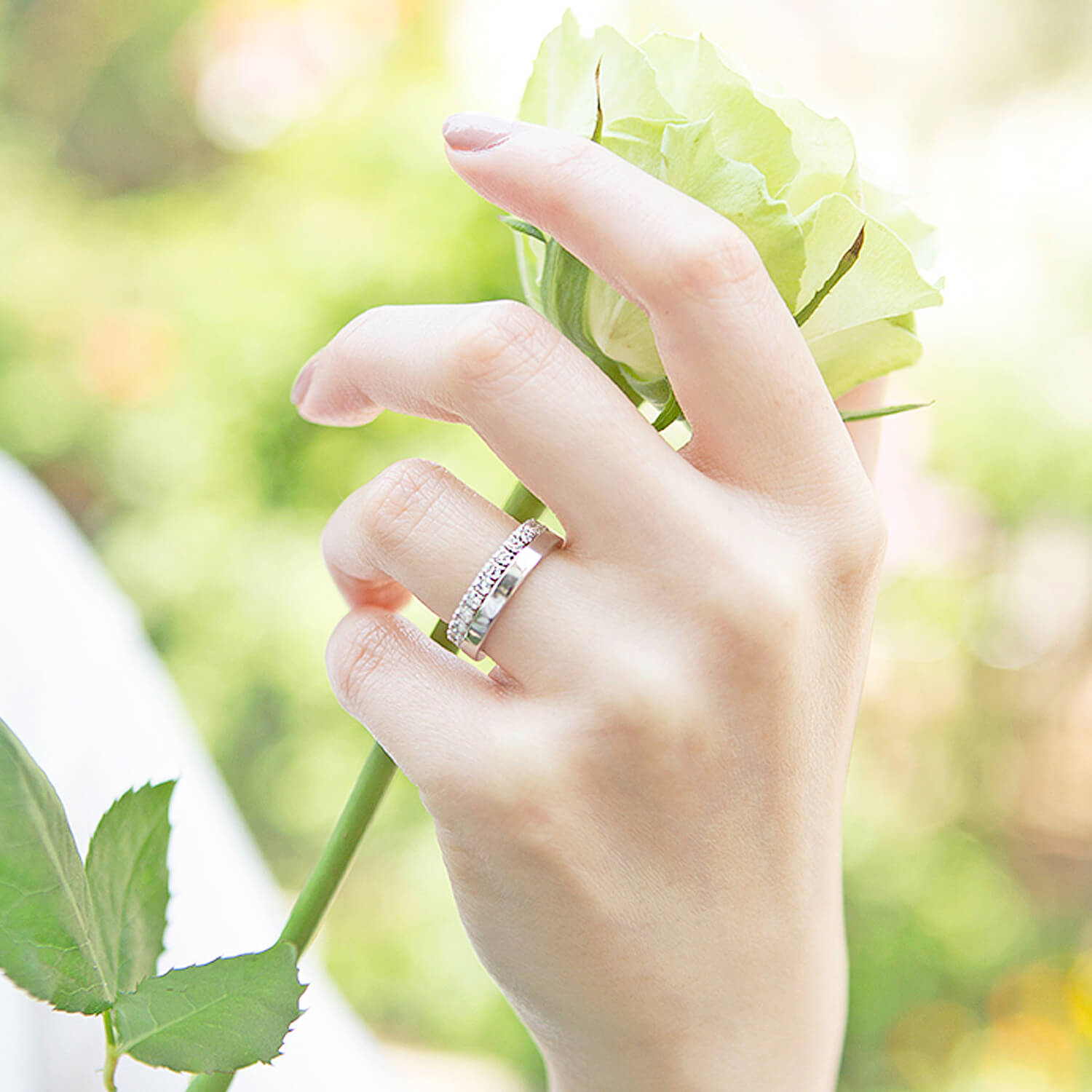 HASUNAハスナの婚約指輪と結婚指輪ER12とMR02