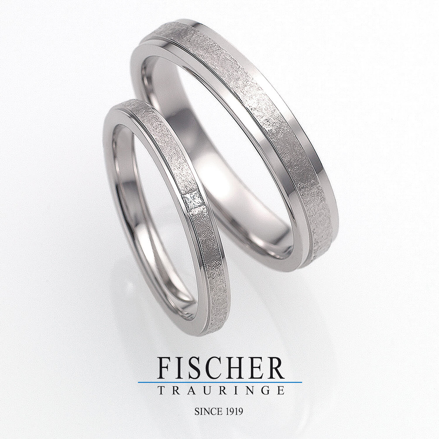 FISCHERフィッシャーの結婚指輪でWeddingRingウェディングリング9750152-035と9650152-040