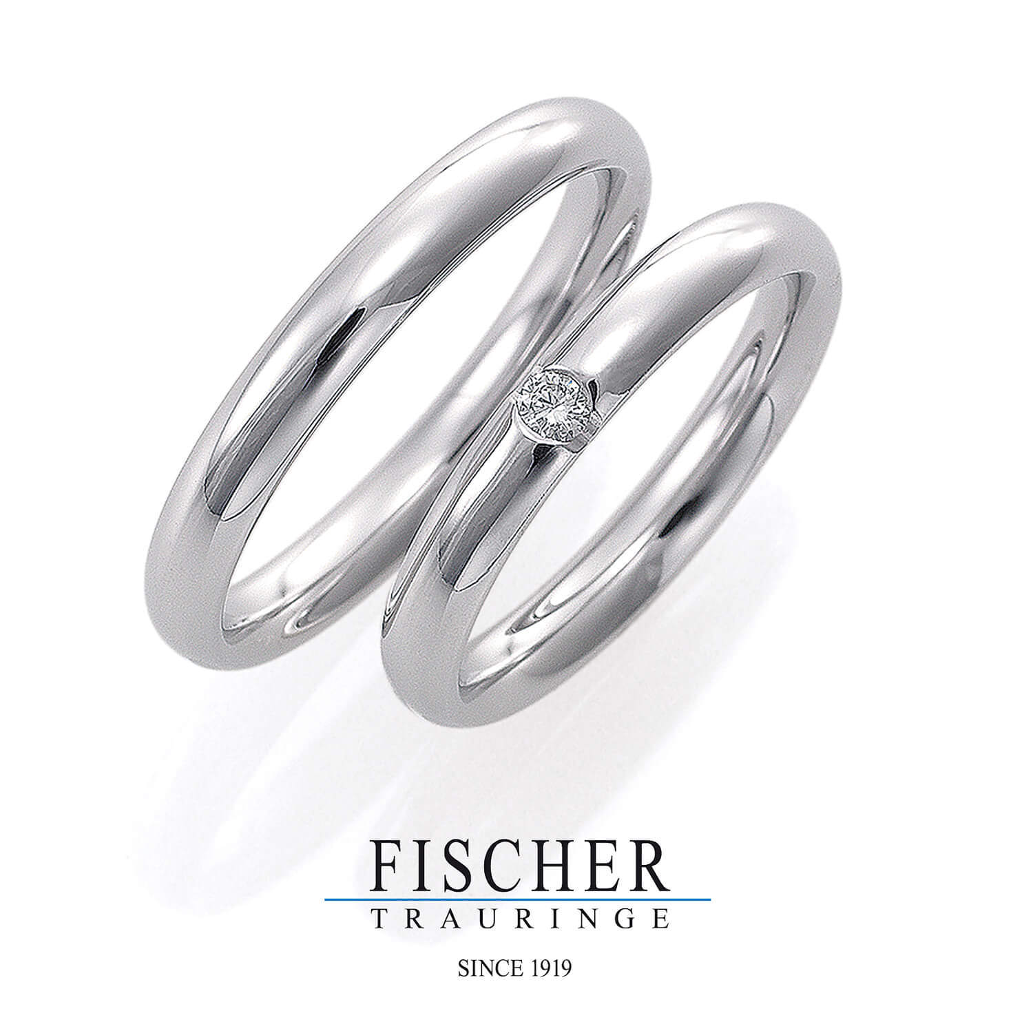 FISCHERフィッシャーの結婚指輪でWeddingRingウェディングリング9750234-030と9650234-030