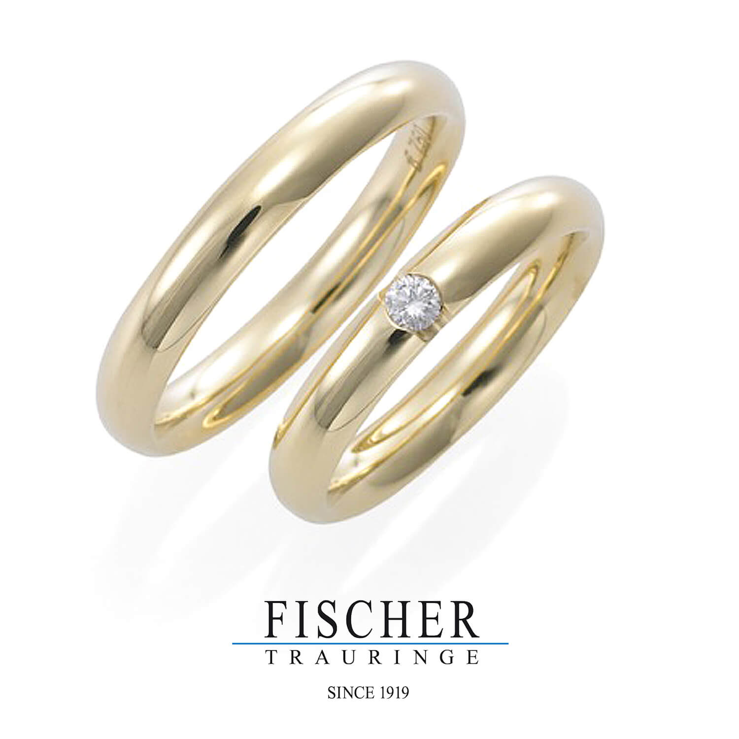 FISCHERフィッシャーの結婚指輪でWeddingRingウェディングリング9750234-030と9650234-030