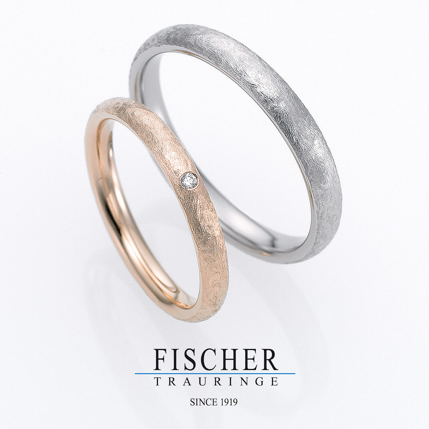FISCHERフィッシャーの結婚指輪でWeddingRingウェディングリング9750272-025と9650272-030