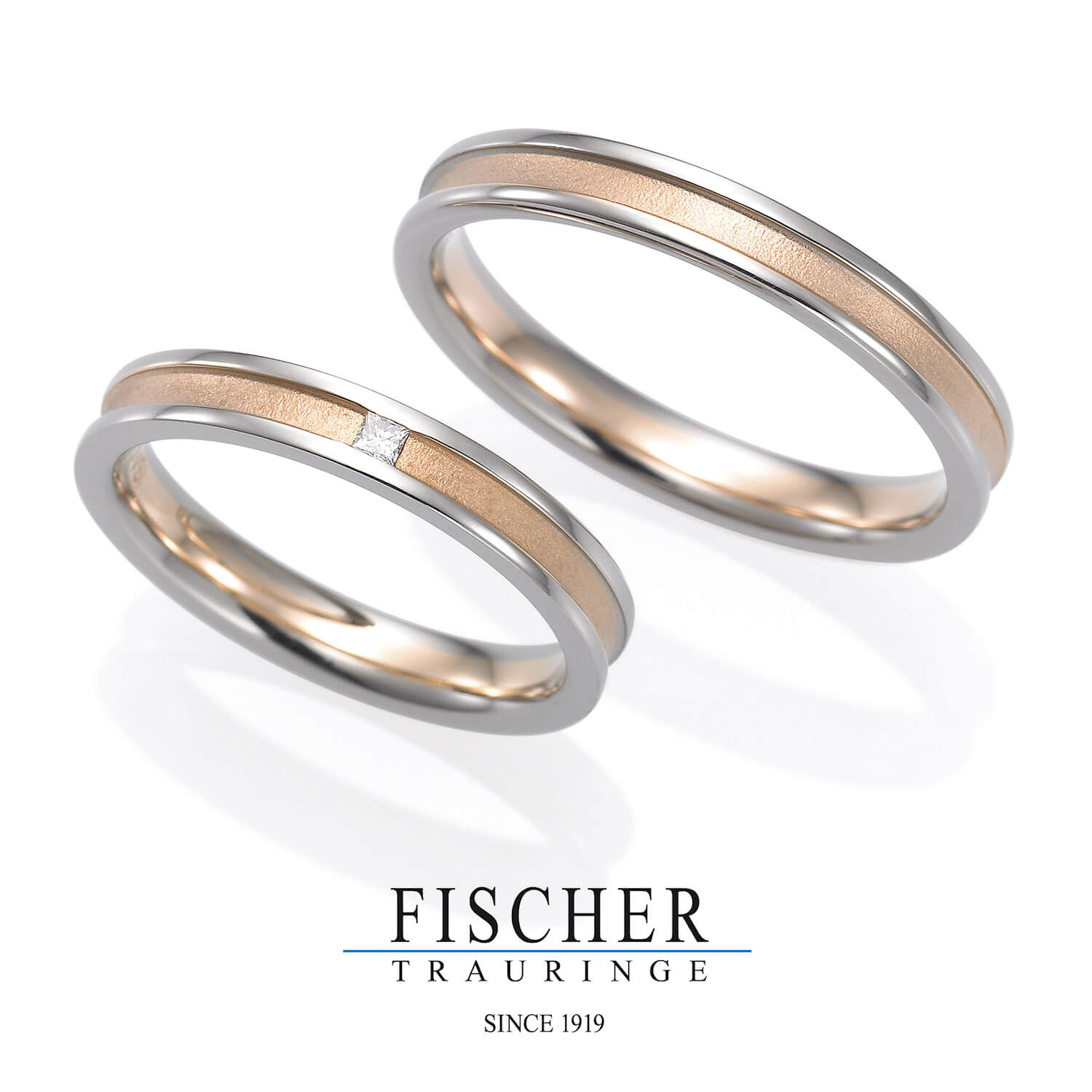FISCHERフィッシャーの結婚指輪でWeddingRingウェディングリング9750277-030と9650277-030