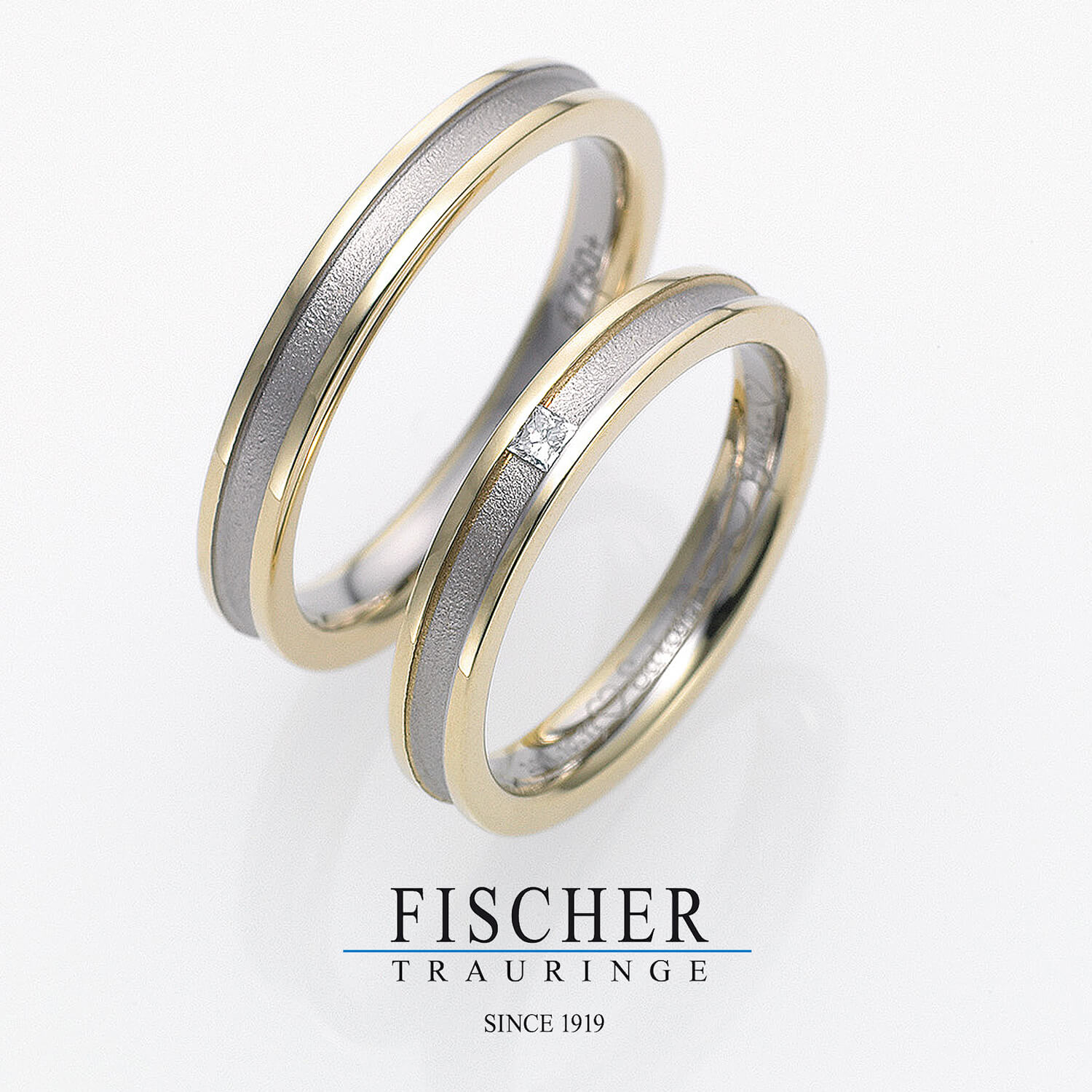 FISCHERフィッシャーの結婚指輪でWeddingRingウェディングリング9750277-030と9650277-030