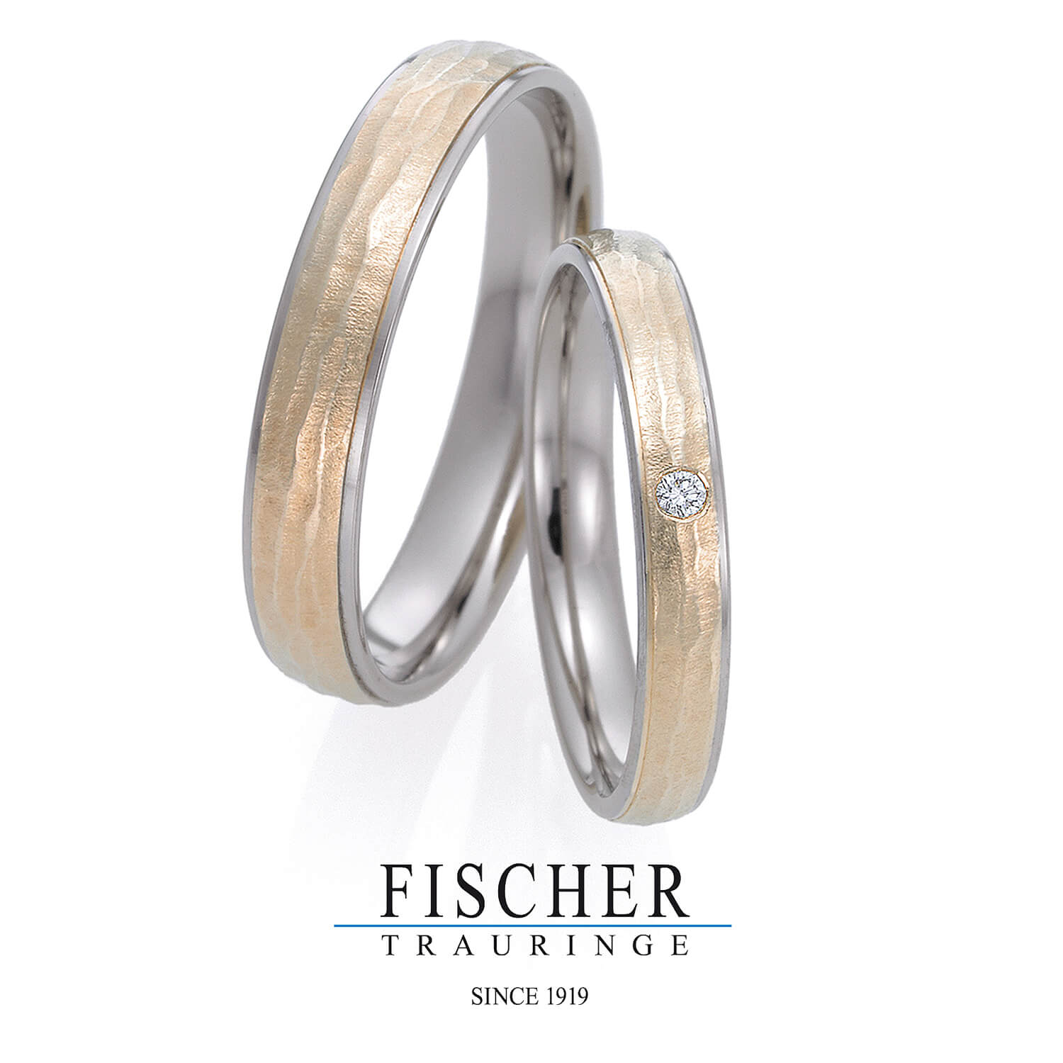 FISCHERフィッシャーの結婚指輪でWeddingRingウェディングリング9750349-030と99650349-040