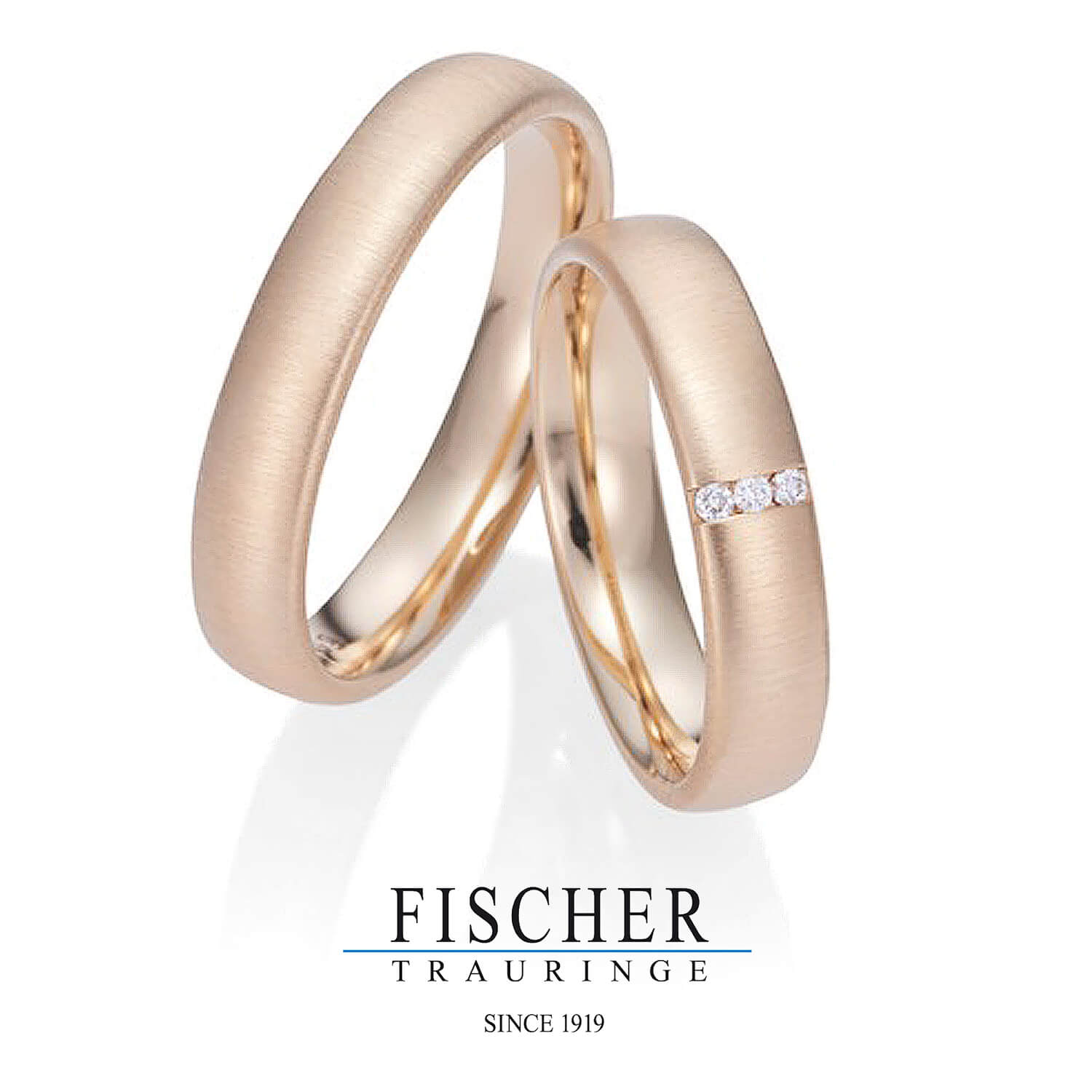 FISCHERフィッシャーの結婚指輪でWeddingRingウェディングリング9750383-030と9650383-030