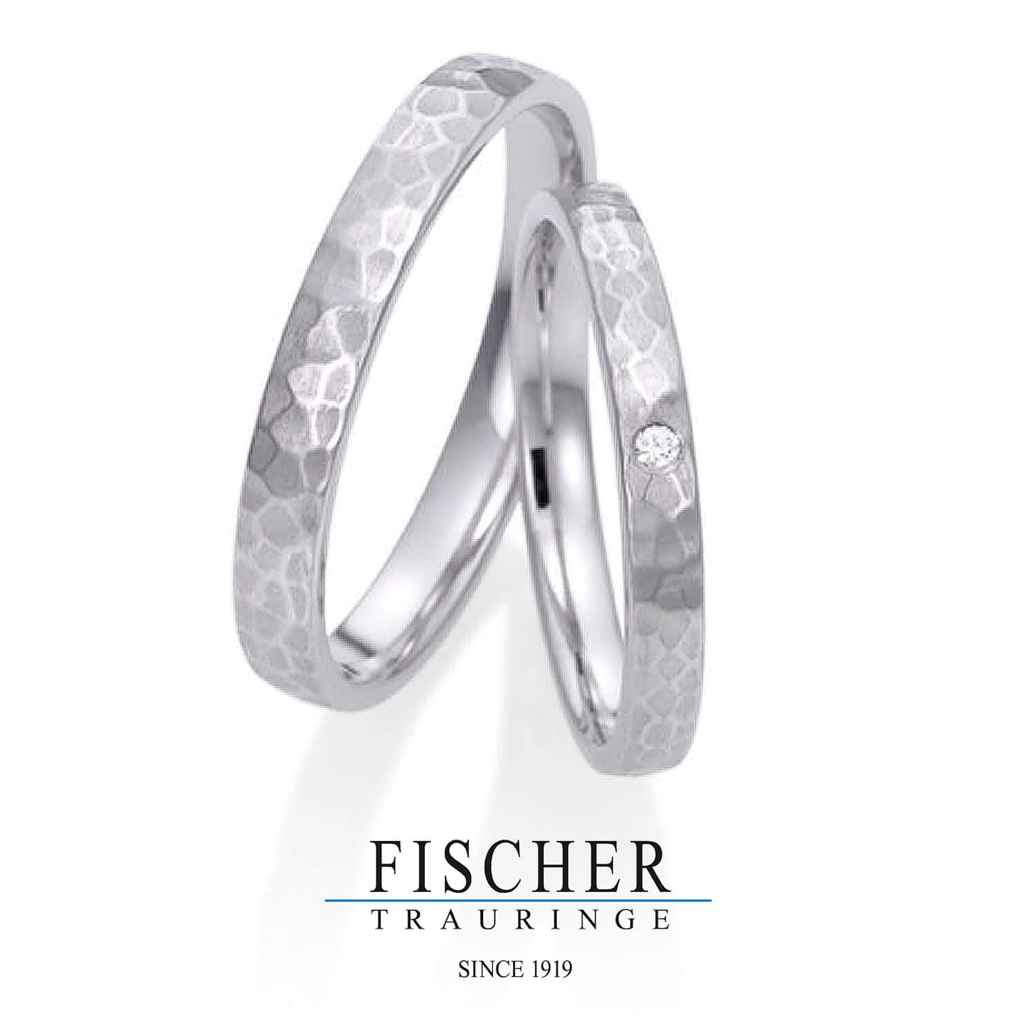 FISCHERフィッシャーの結婚指輪でWeddingRingウェディングリング9750424-025と9650424-030