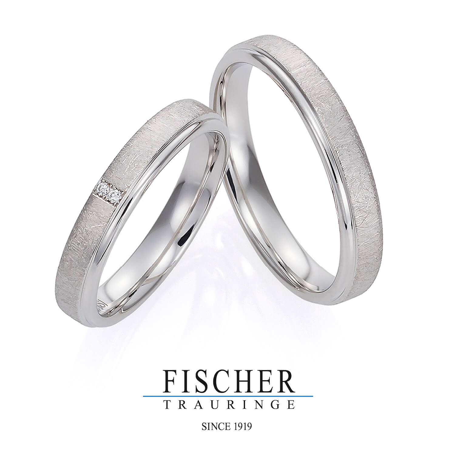 FISCHERフィッシャーの結婚指輪でWeddingRingウェディングリング9750911-030と9650911-030
