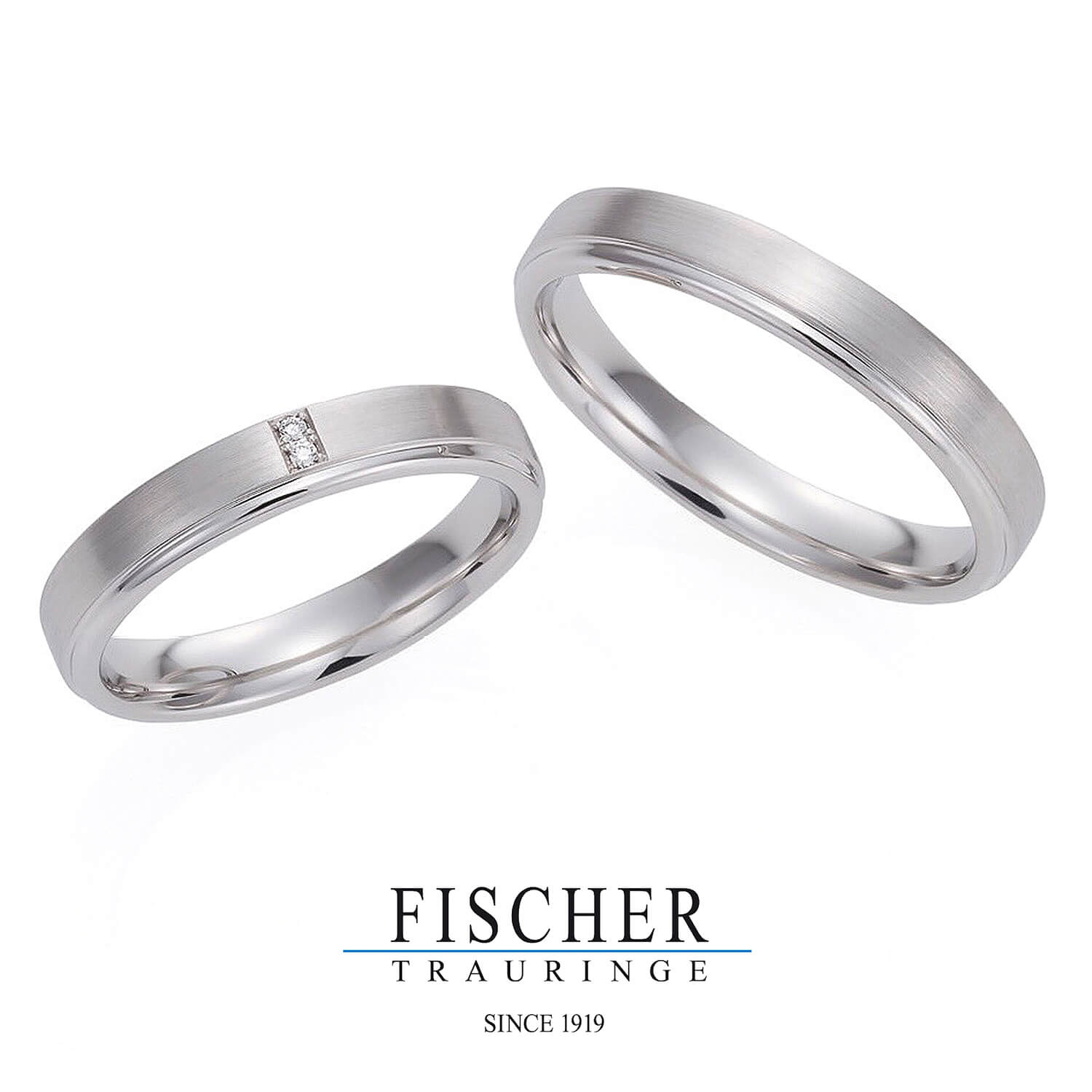 FISCHERフィッシャーの結婚指輪でWeddingRingウェディングリング9750911-030と9650911-030