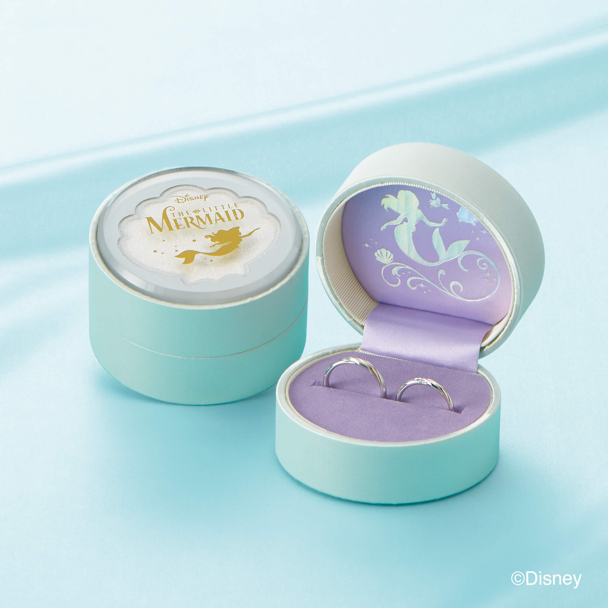 DisneyTHELITTLEMERMAIDディズニーリトルマーメイドの結婚指輪マリッジリングMarriageringのリングケース