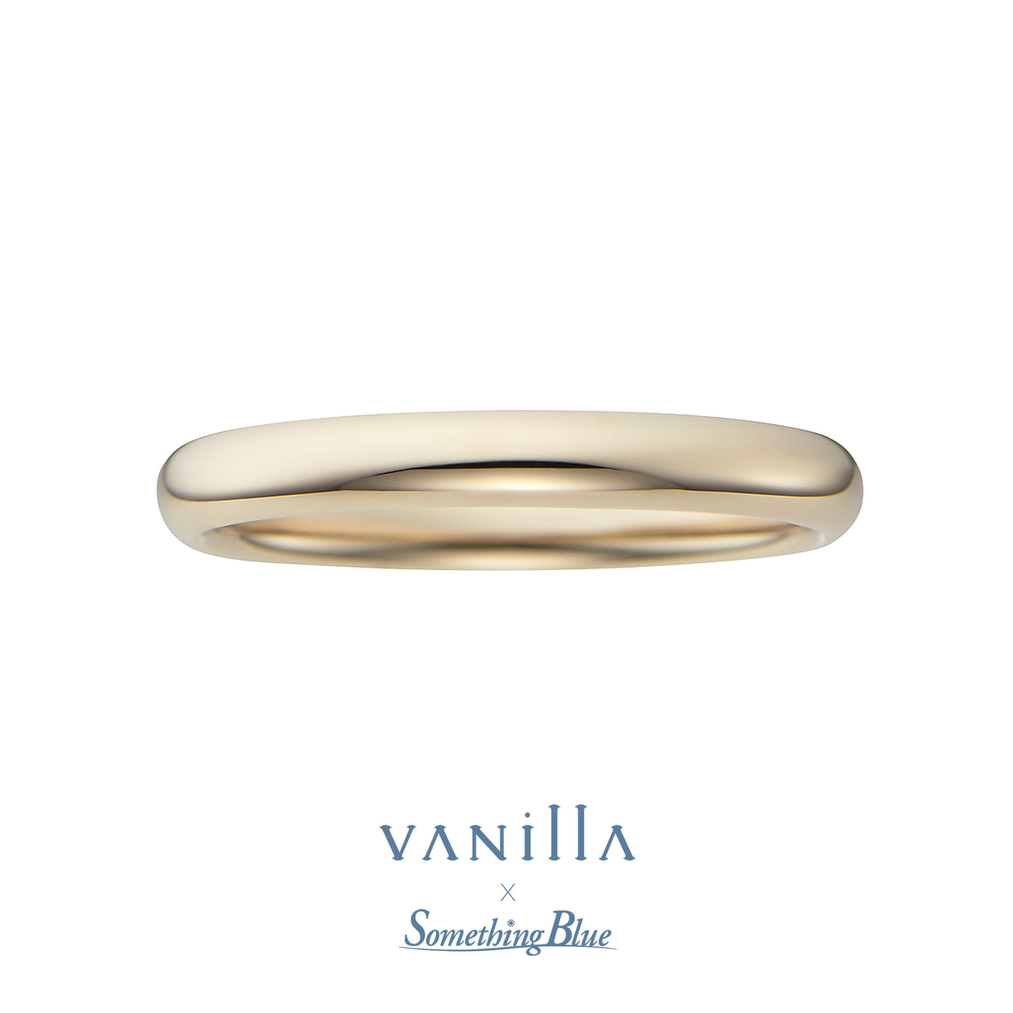 VANillA×SomethingBlueヴァニラ×サムシングブルーの結婚指輪マリッジリングMarriageringのLilasリラの表面加工がミラーのK18CHGのK18CGのK18ChampagnegoldのK18シャンパンゴールドの18金シャンパンゴールド