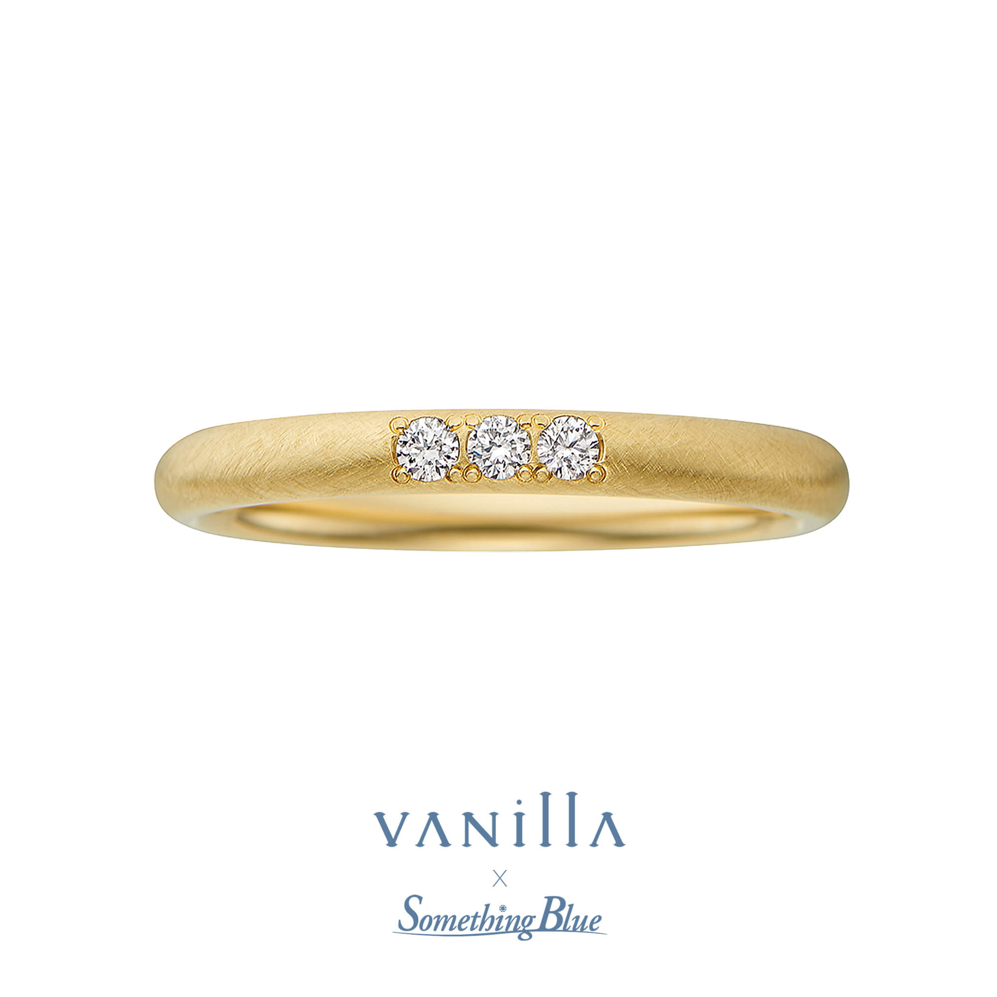 VANillA×SomethingBlueヴァニラ×サムシングブルーの結婚指輪マリッジリングMarriageringのLilasリラの表面加工がアンティークのK18YGのK18YellowgoldのK18イエローゴールドの18金イエローゴールド