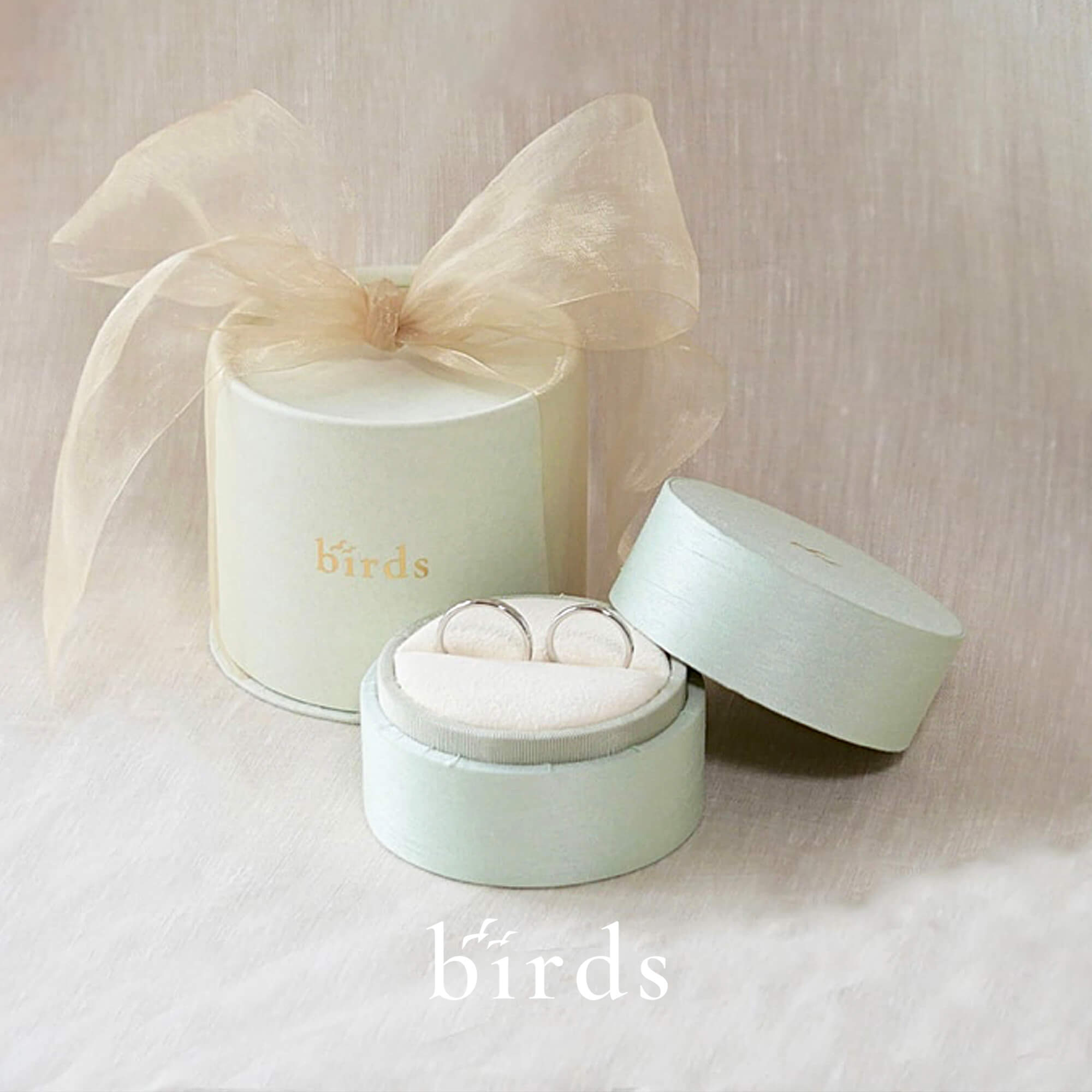 birdsバーズの結婚指輪マリッジリングMarriageringのリングケース