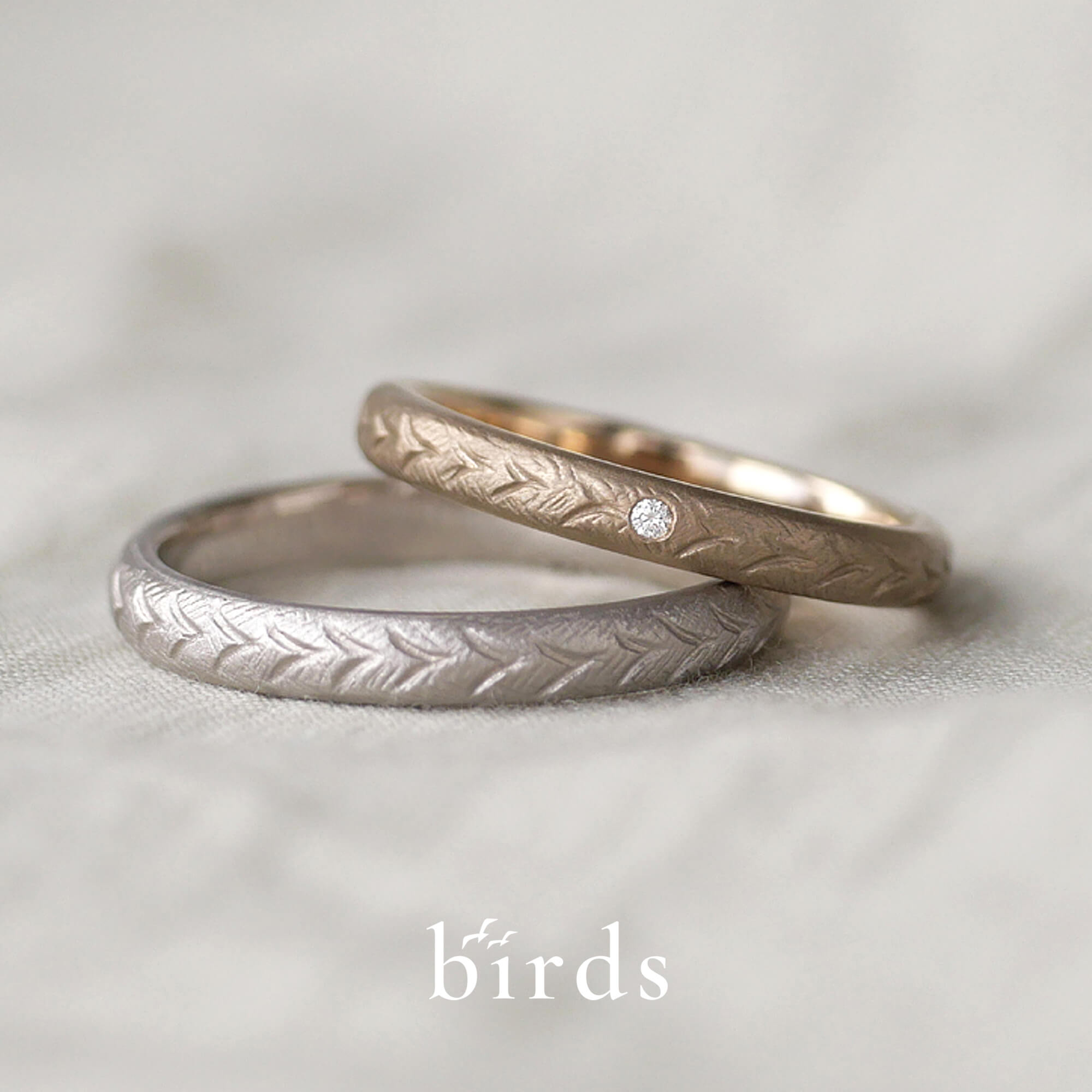 birdsバーズの結婚指輪マリッジリングMarriageringのharvestハーベスト