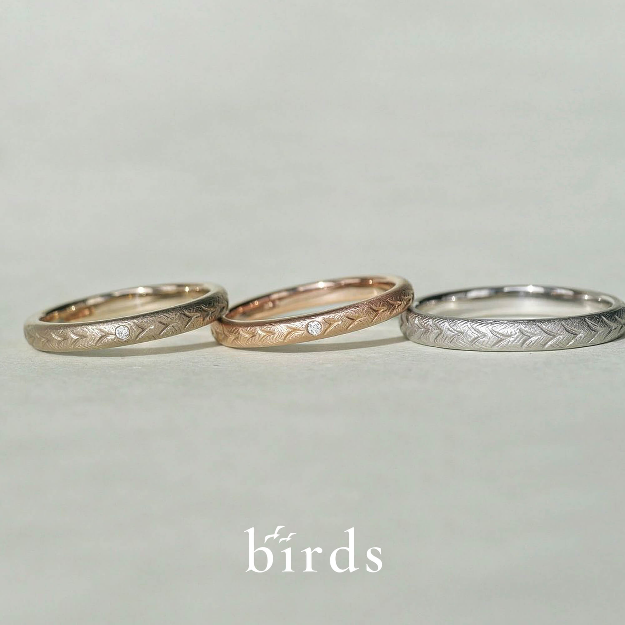 birdsバーズの結婚指輪マリッジリングMarriageringのharvestハーベスト