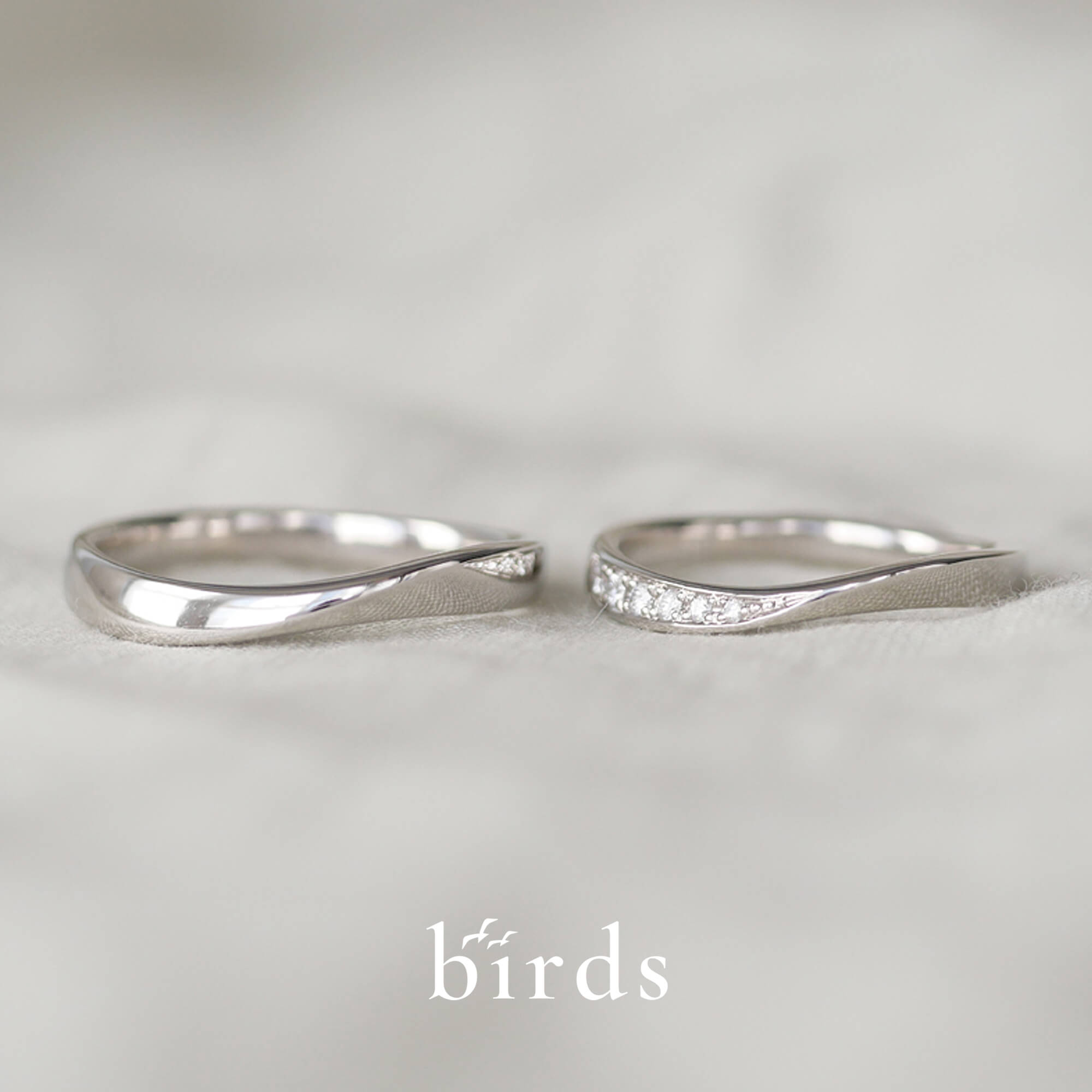 birdsバーズの結婚指輪マリッジリングMarriageringのmessageメッセージ