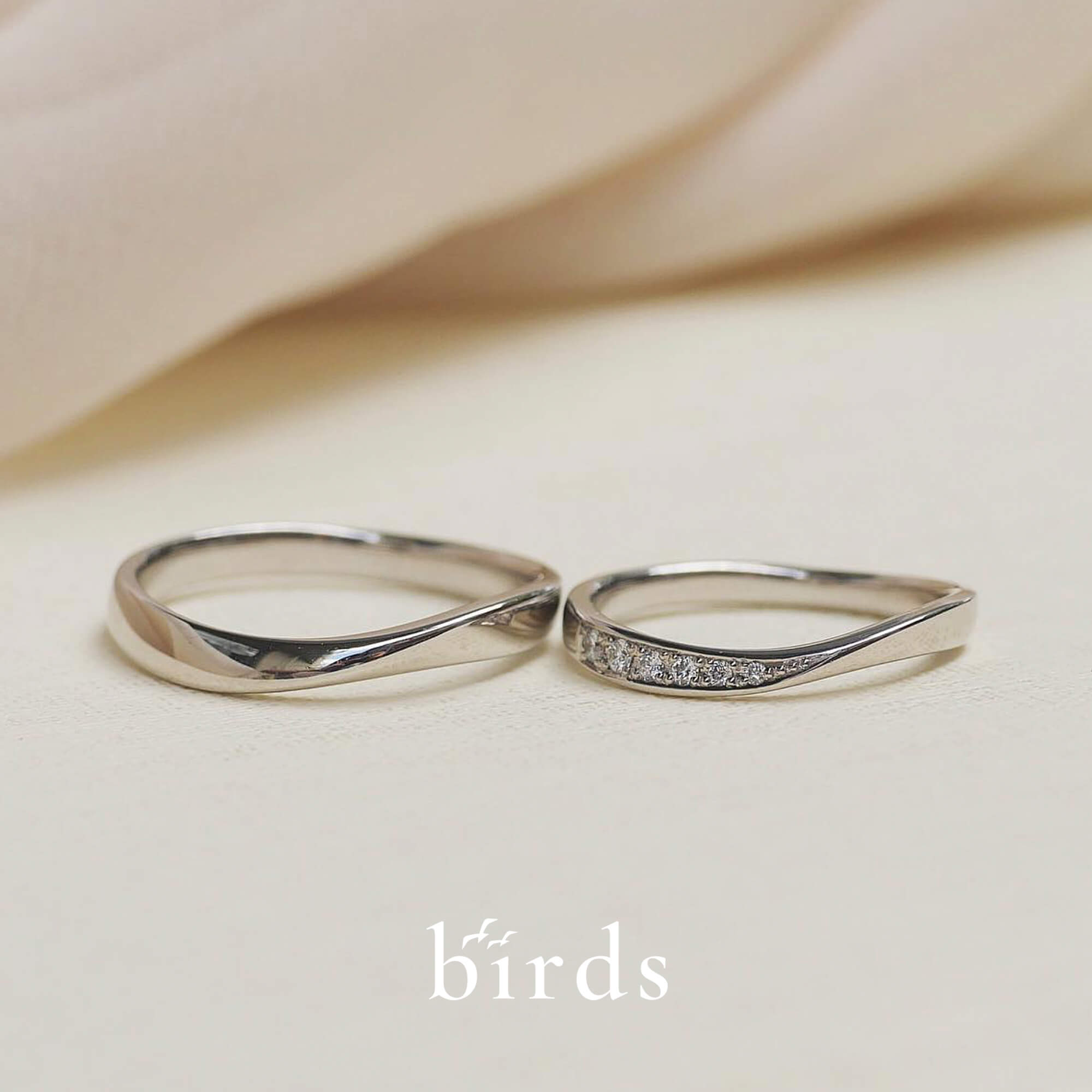birdsバーズの結婚指輪マリッジリングMarriageringのmessageメッセージ