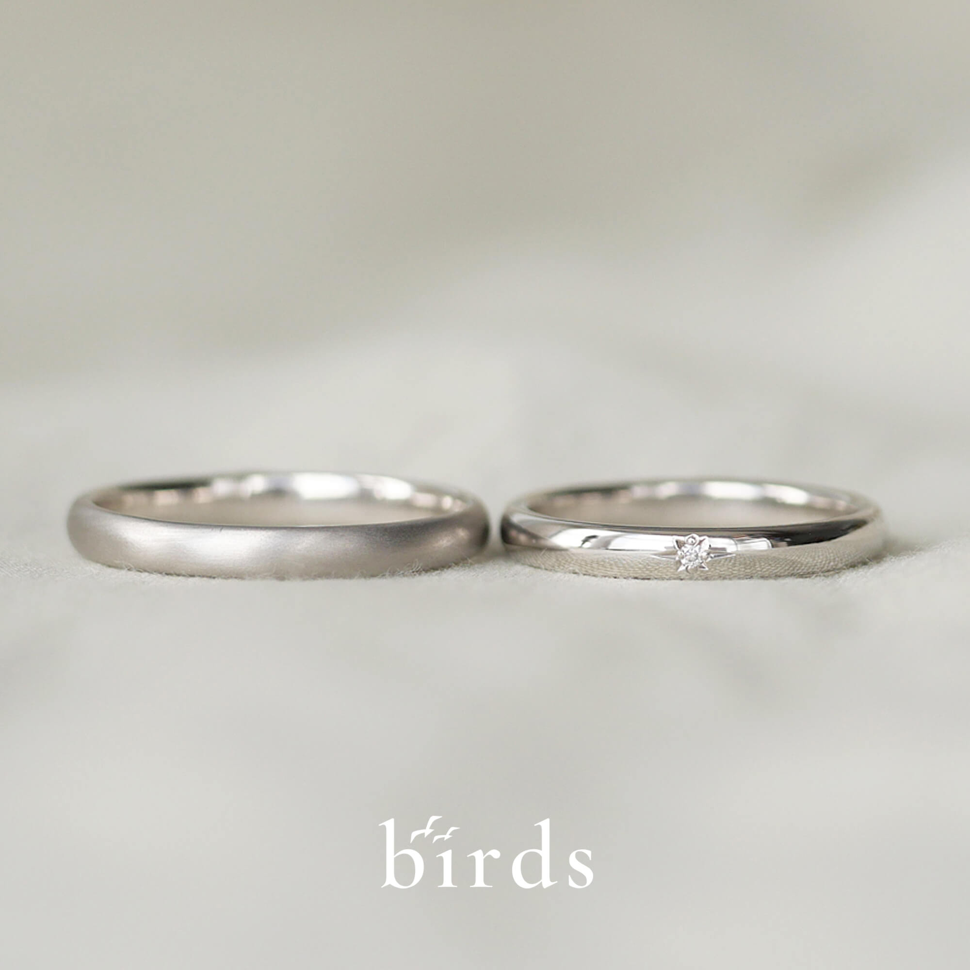 birdsバーズの結婚指輪マリッジリングMarriageringのpolarisポラリス