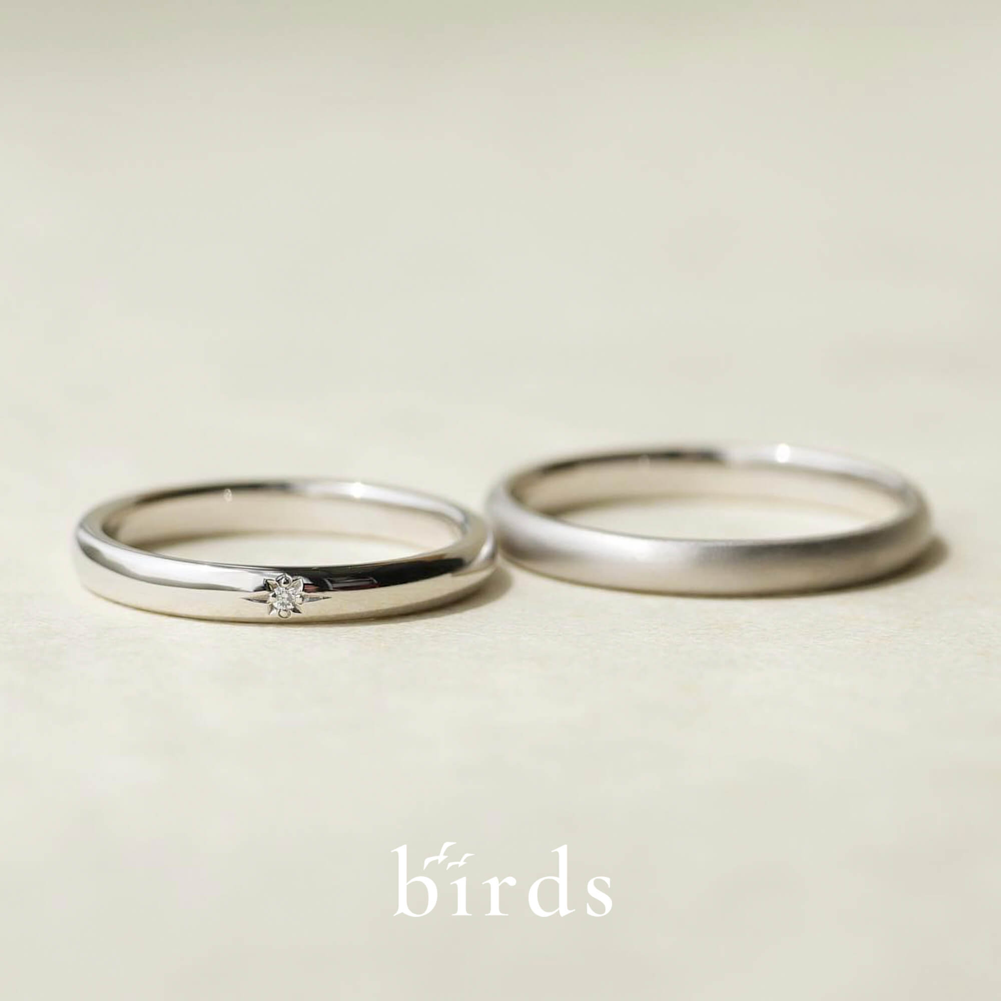 birdsバーズの結婚指輪マリッジリングMarriageringのpolarisポラリス