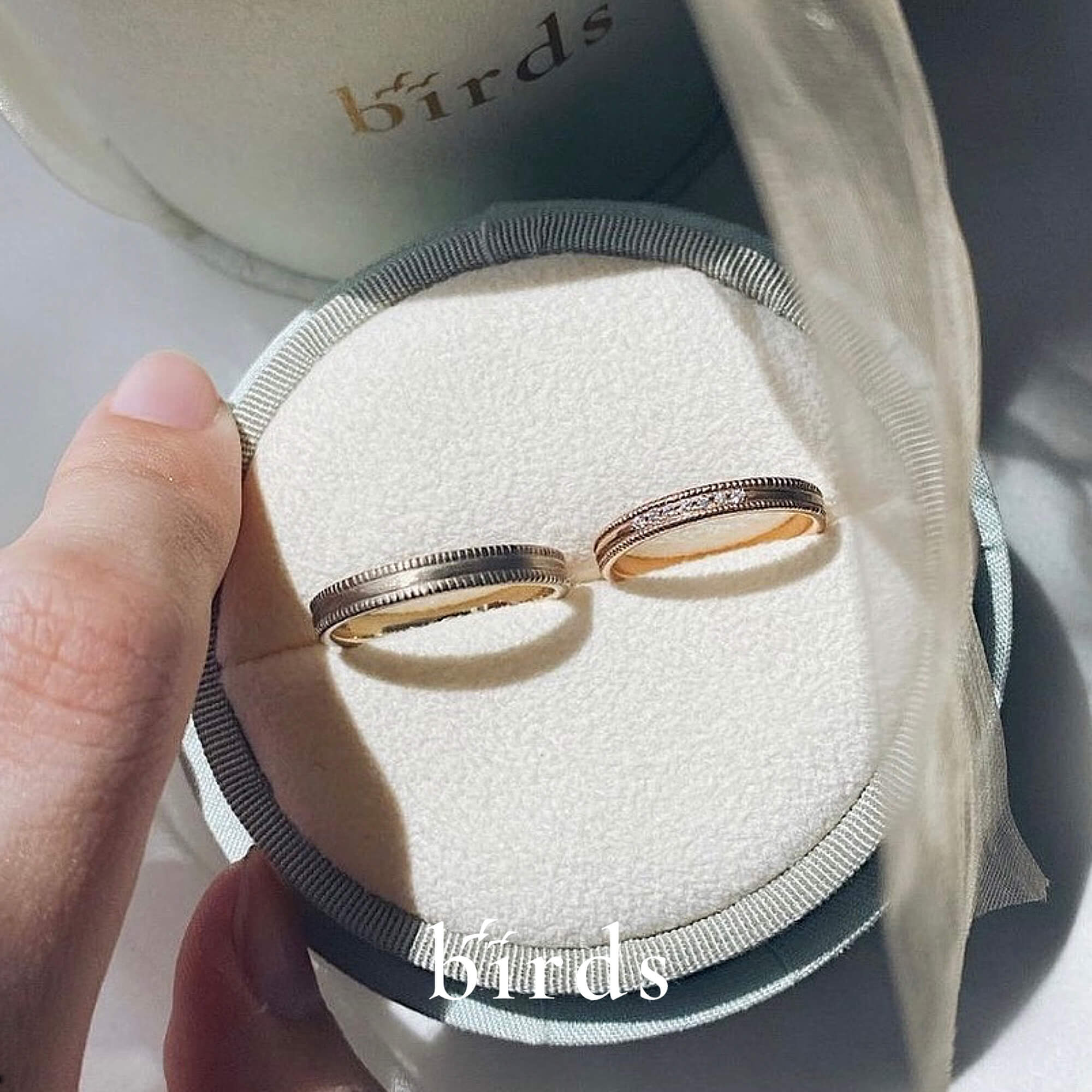 birdsバーズの結婚指輪マリッジリングMarriageringのsceneシーン