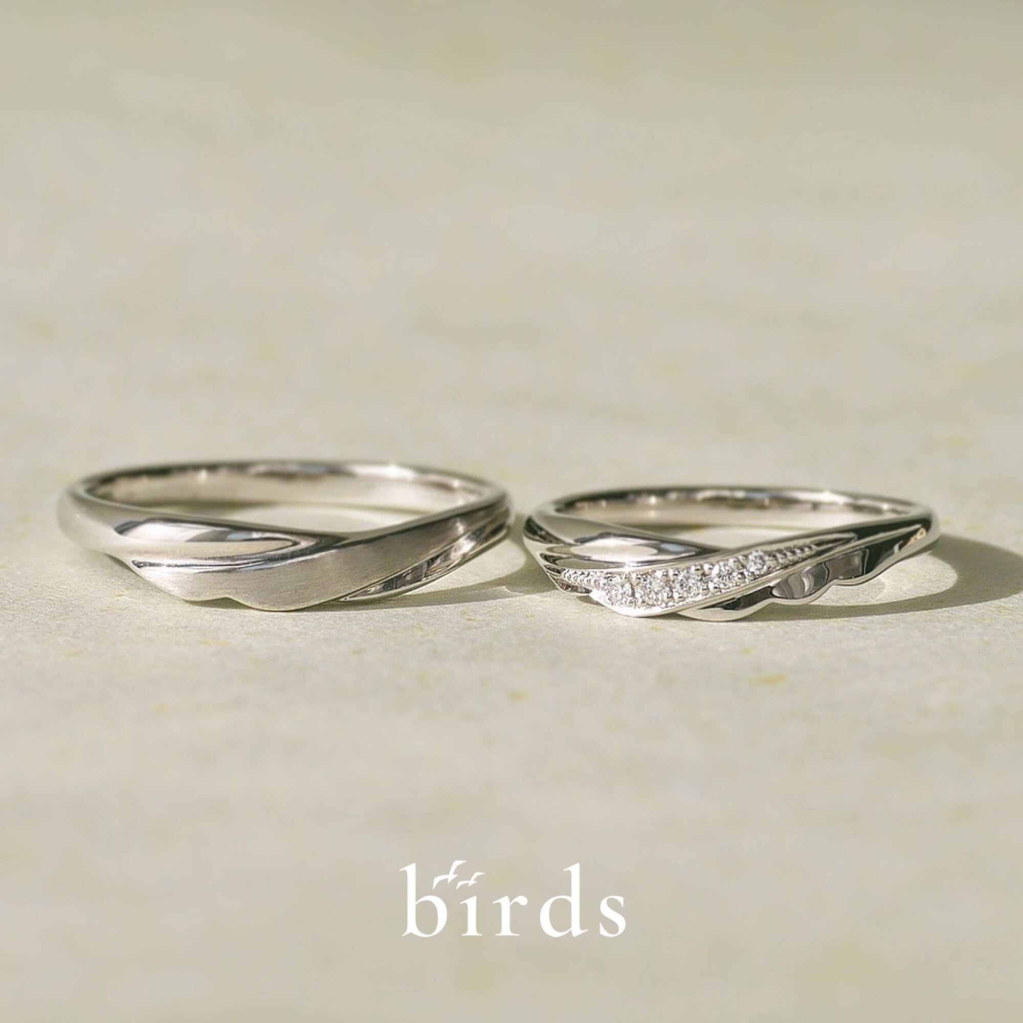 birdsバーズの結婚指輪マリッジリングtwoasoneトゥーアズワン