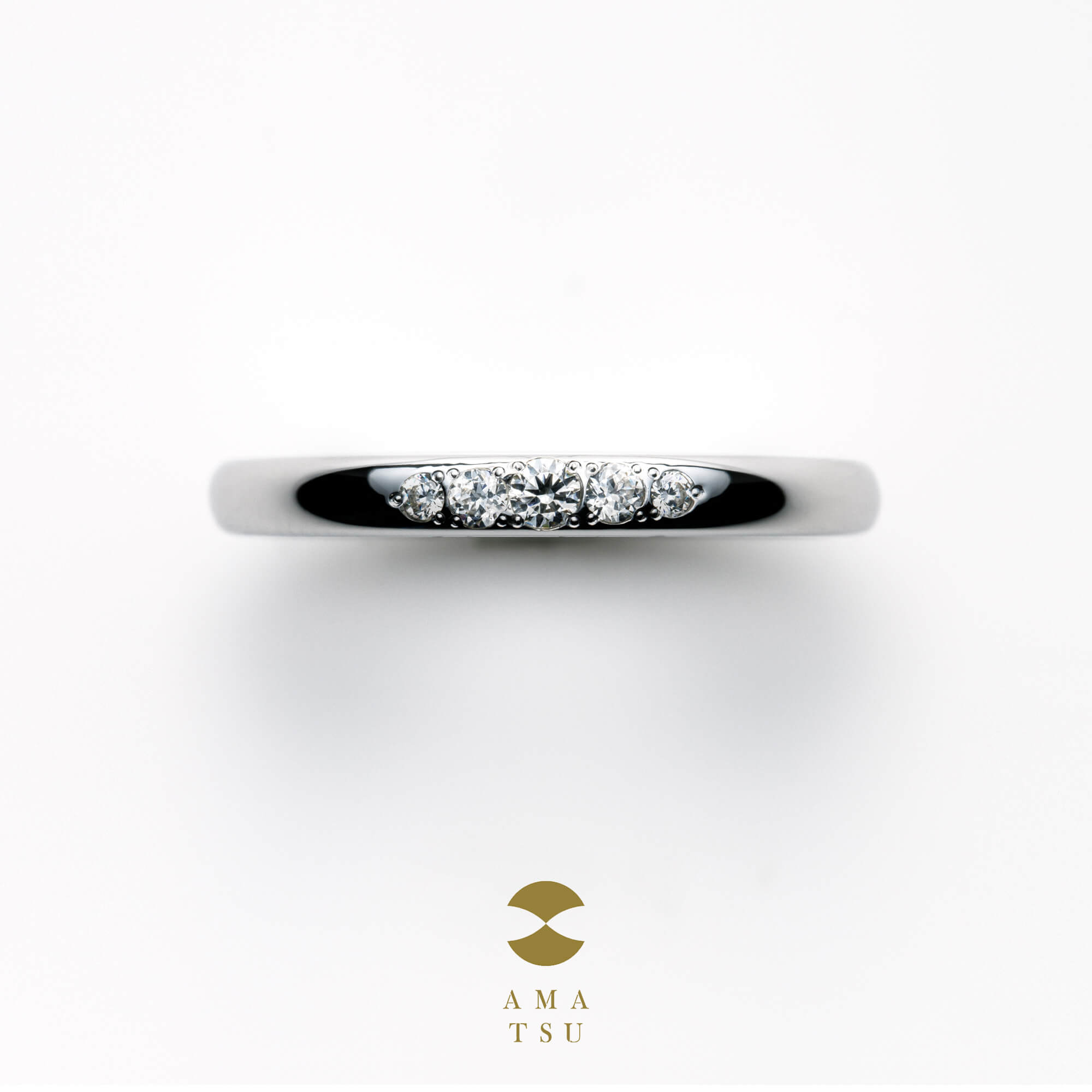 AMATSUアマツの結婚指輪マリッジリングMarriageringのAMT–M–3LD/5の柏hakuハク