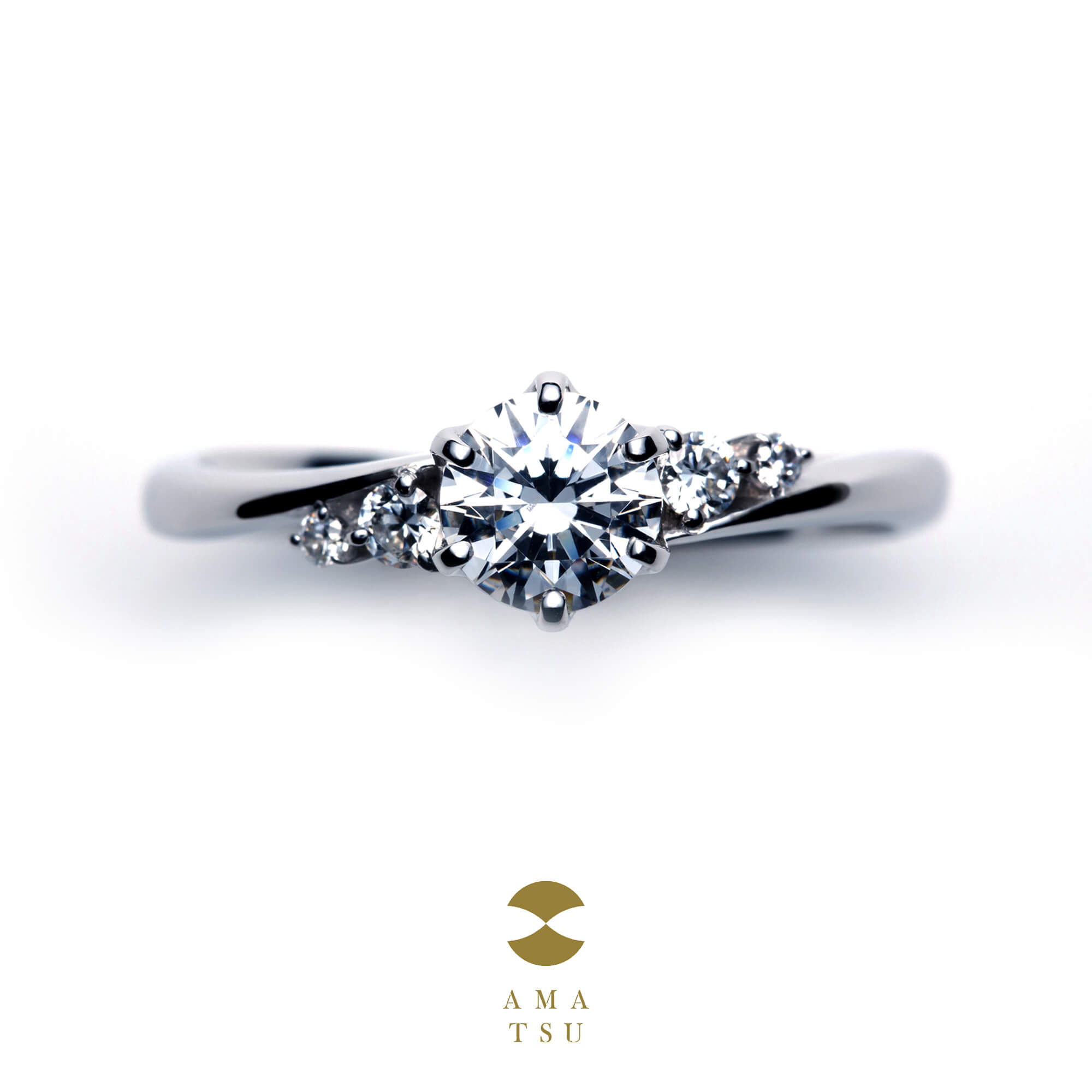 AMATSUアマツの婚約指輪エンゲージリングEngagementringのAMT–E–11/50の品shinaシナ