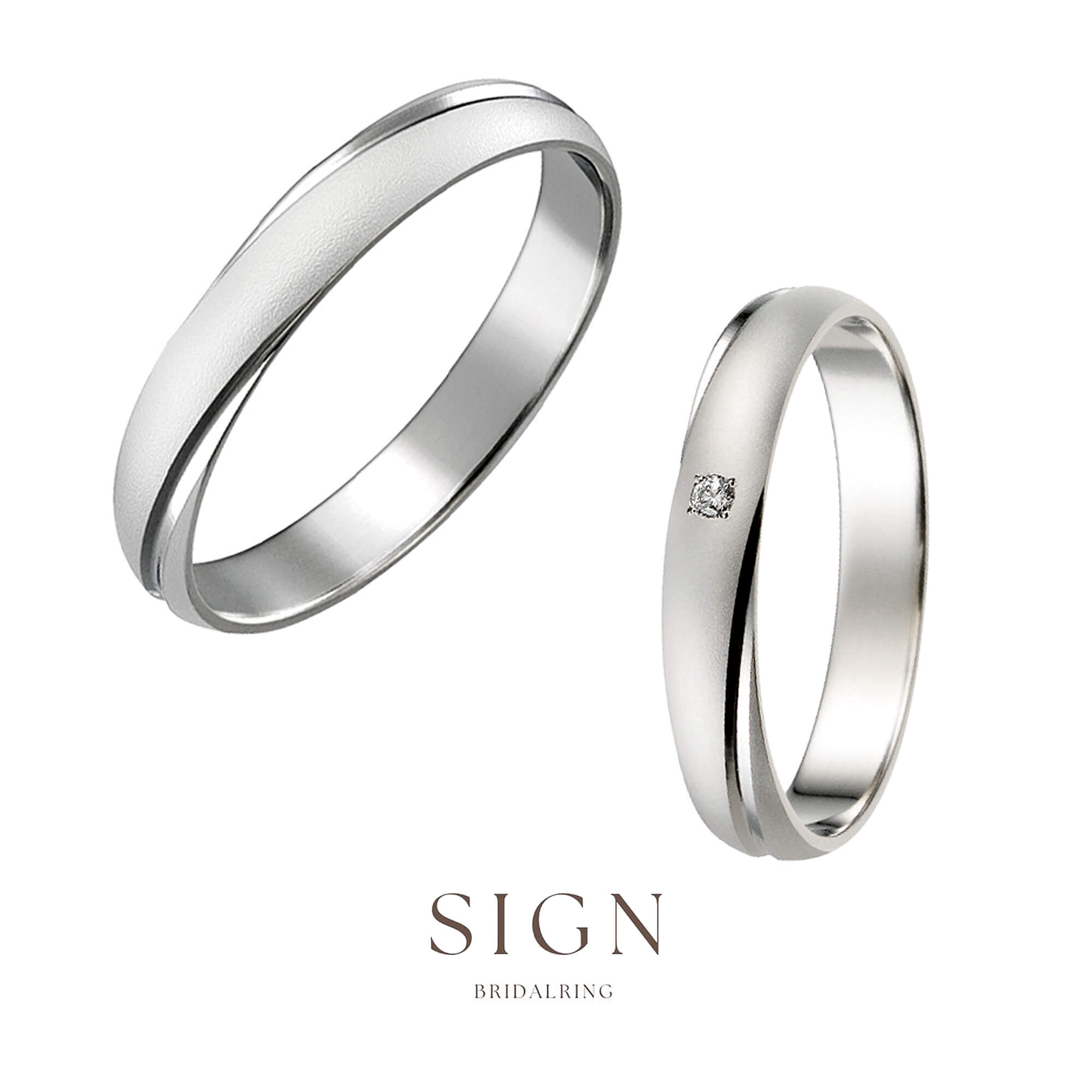SIGNサインの結婚指輪マリッジリングMarriageringのsymbolシンボル