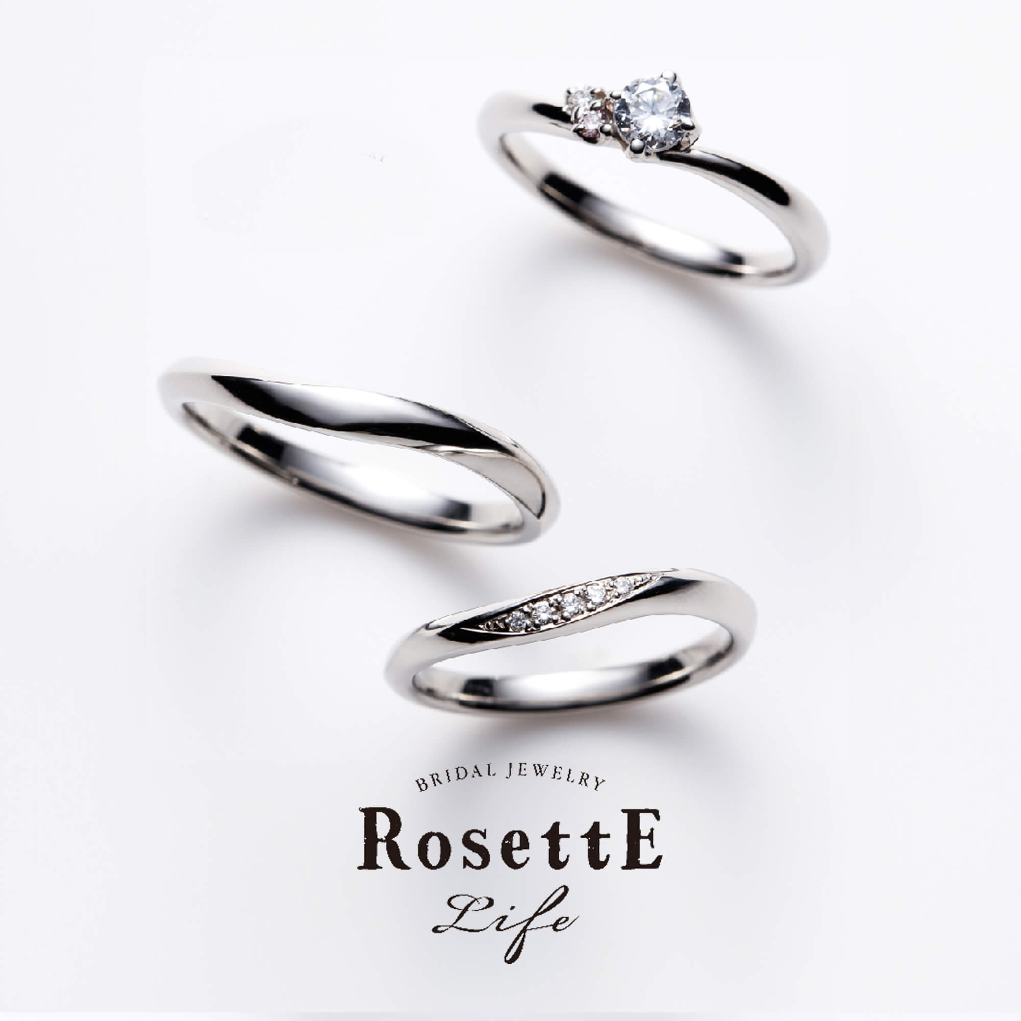 RosettELifeロゼットライフの婚約指輪と結婚指輪のセットリングBewitchedビウィッチド