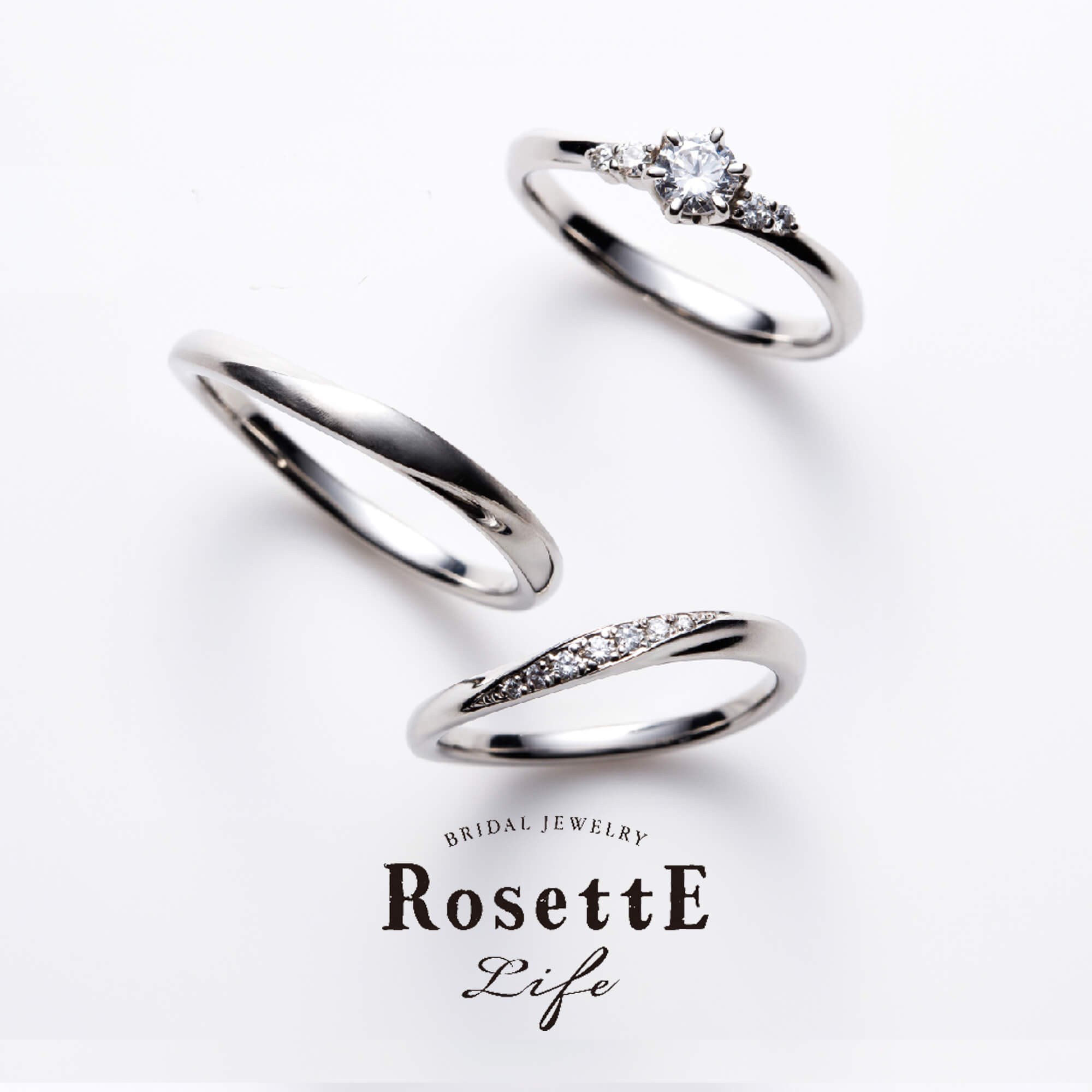 RosettELifeロゼットライフの婚約指輪と結婚指輪のセットリングJubilantジュビラント