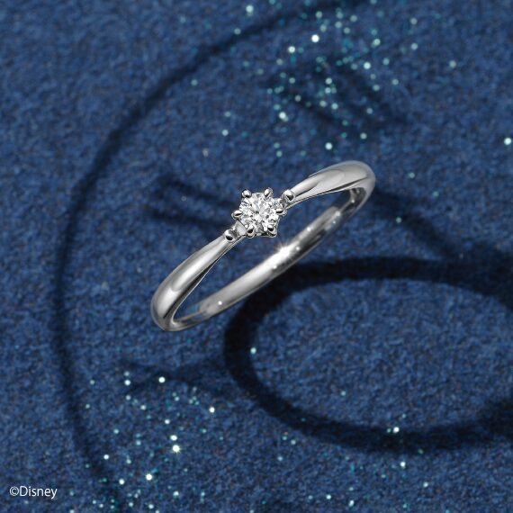 Disneyシンデレラの婚約指輪でプロポーズサポートリング