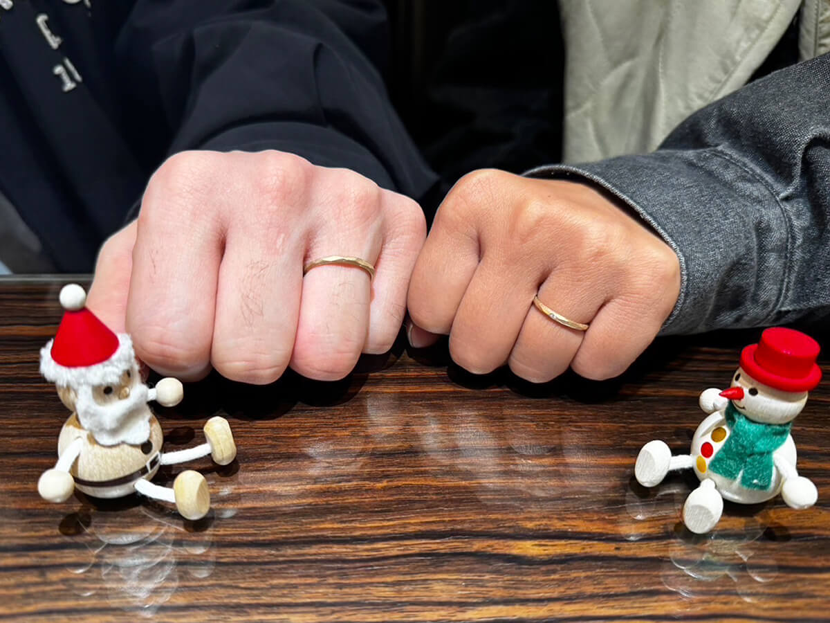 広島県広島市と福山市の婚約指輪と結婚指輪のセレクトジュエリーショップで婚約指輪をご購入されたお客様